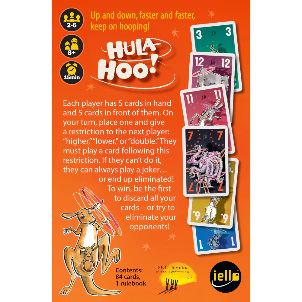 IELLO Hula Hoo Dynamic Card Game for Families - Image 2