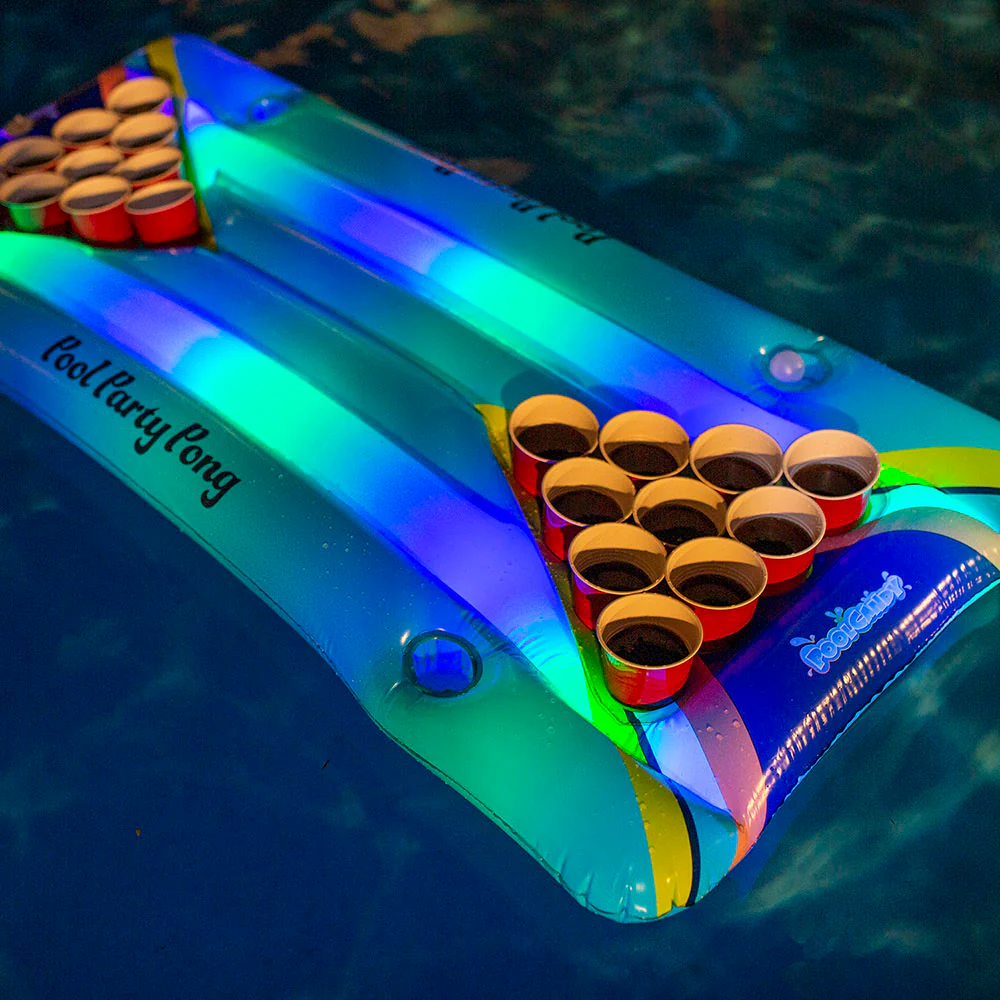 Illuminated LED Pool Party Pong Showdown