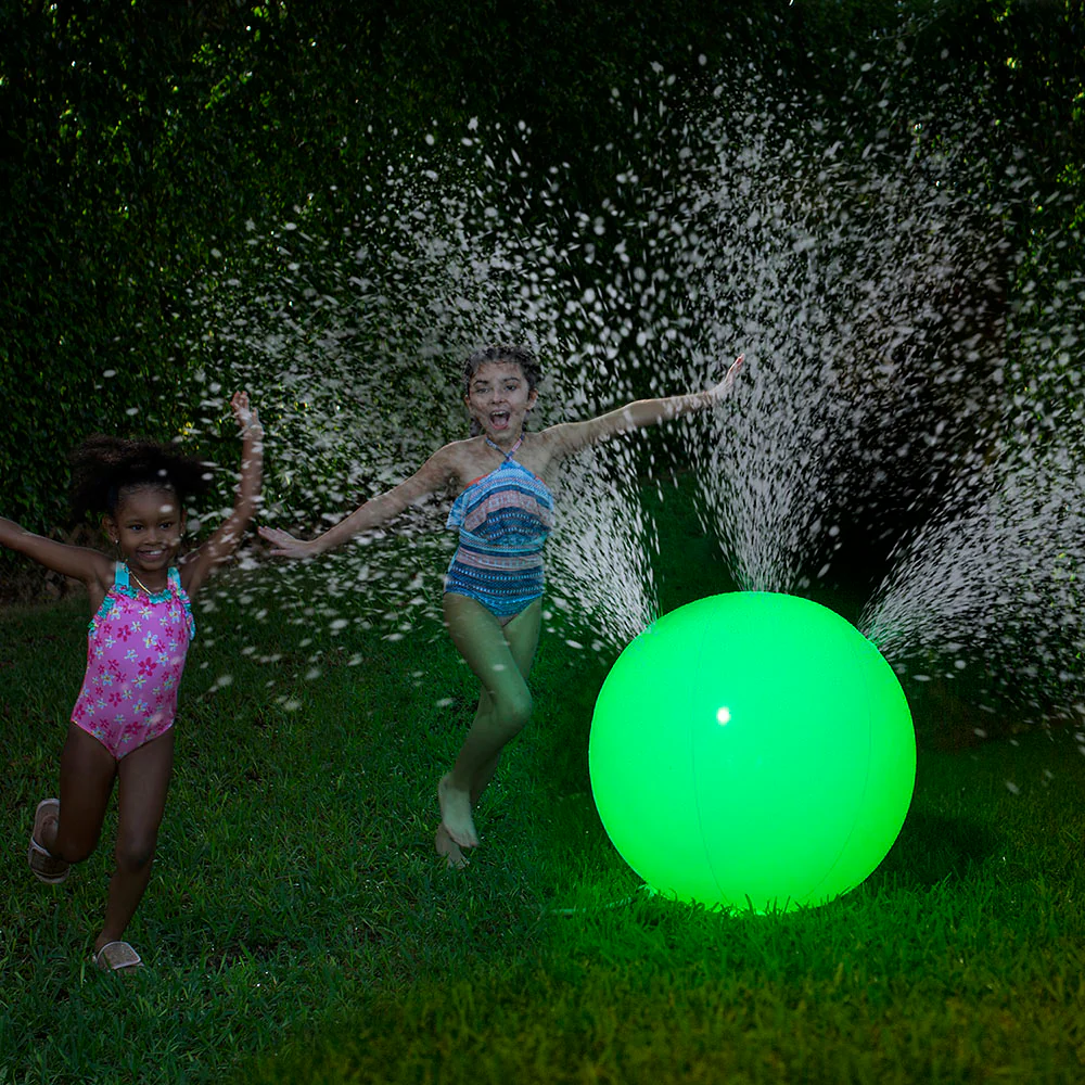 PoolCandy Illuminated LED Sprinkler Ball - Multicolor Light Show
