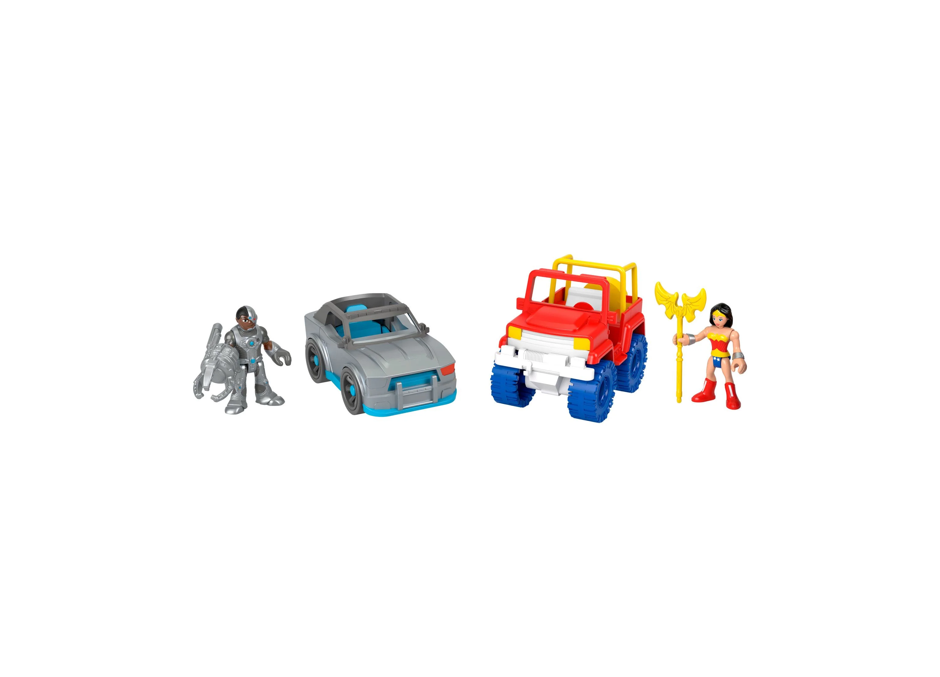 Imaginext DC Super Friends Batman Action Set - With Wonder Woman & Cyborg - Image 5