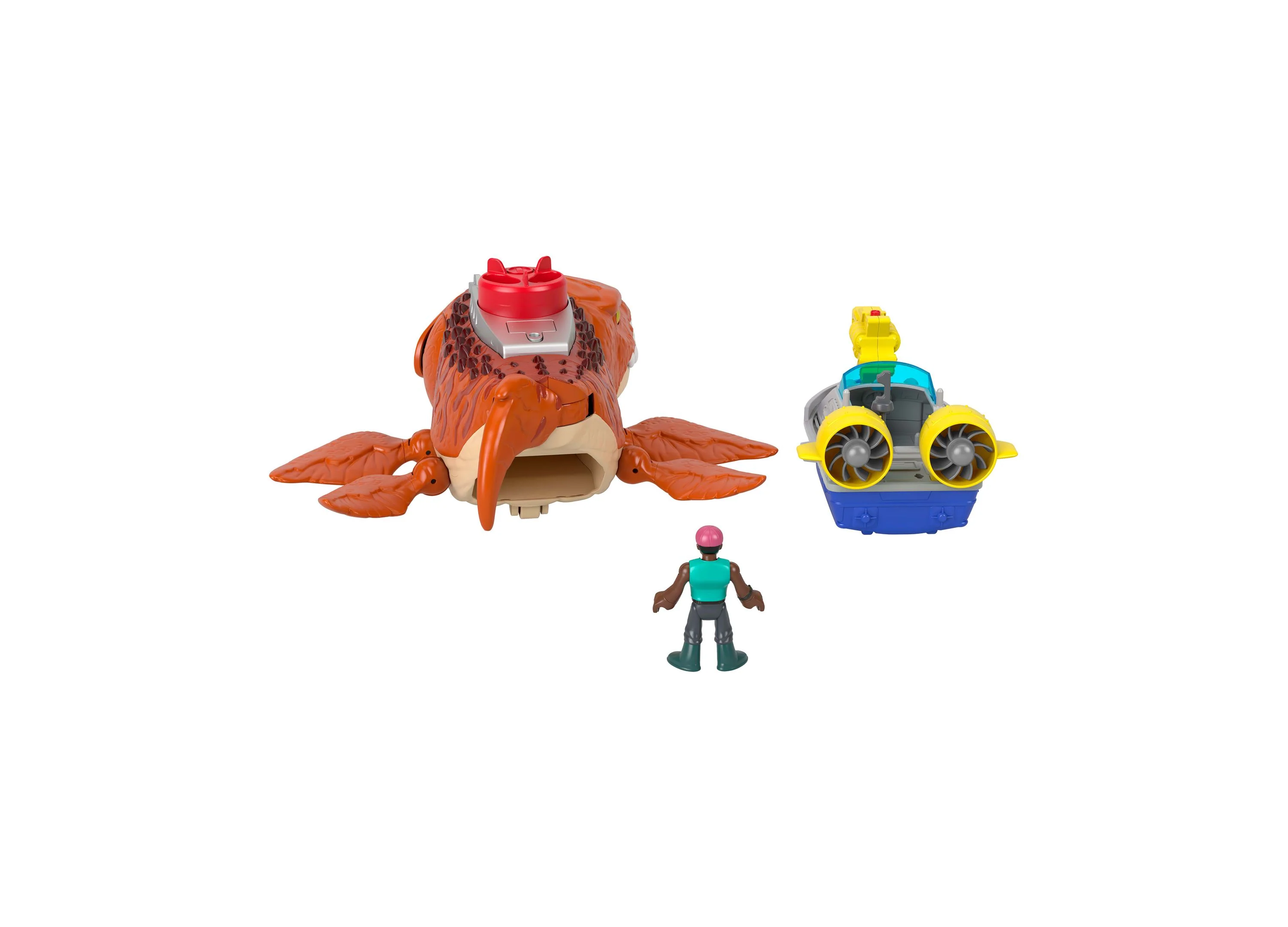 Imaginext Fisher-Price Jurassic World Rebirth Aquachomp Mosasaurus Playset - Image 4