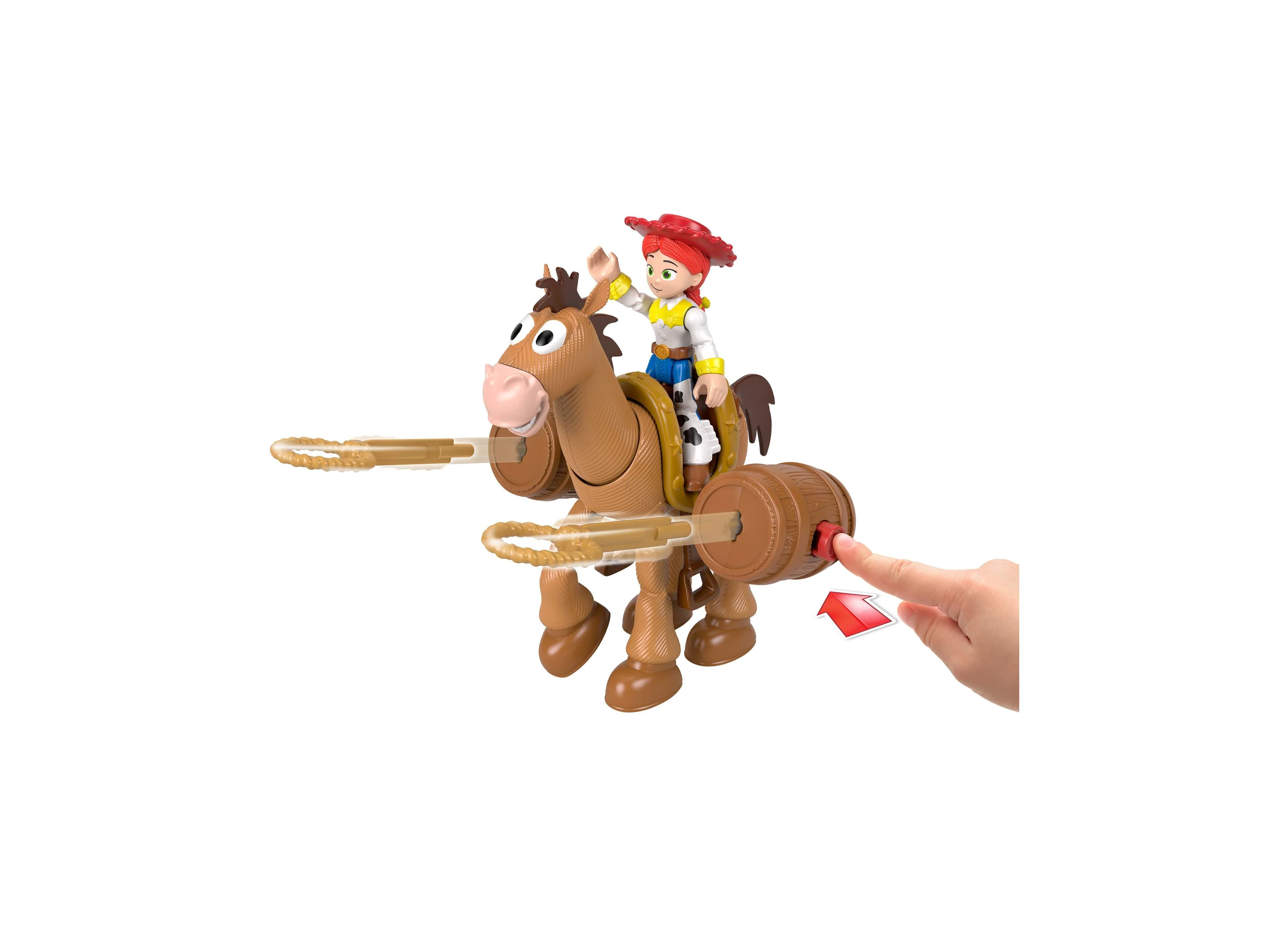 Imaginext Disney Pixar Toy Story Jessie & Bullseye 3-Inch Figure Playset - Image 3
