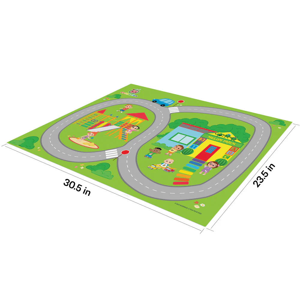 Imaginmat Deluxe Cocomelon Interactive Playmat & Toy Car Set - Image 3