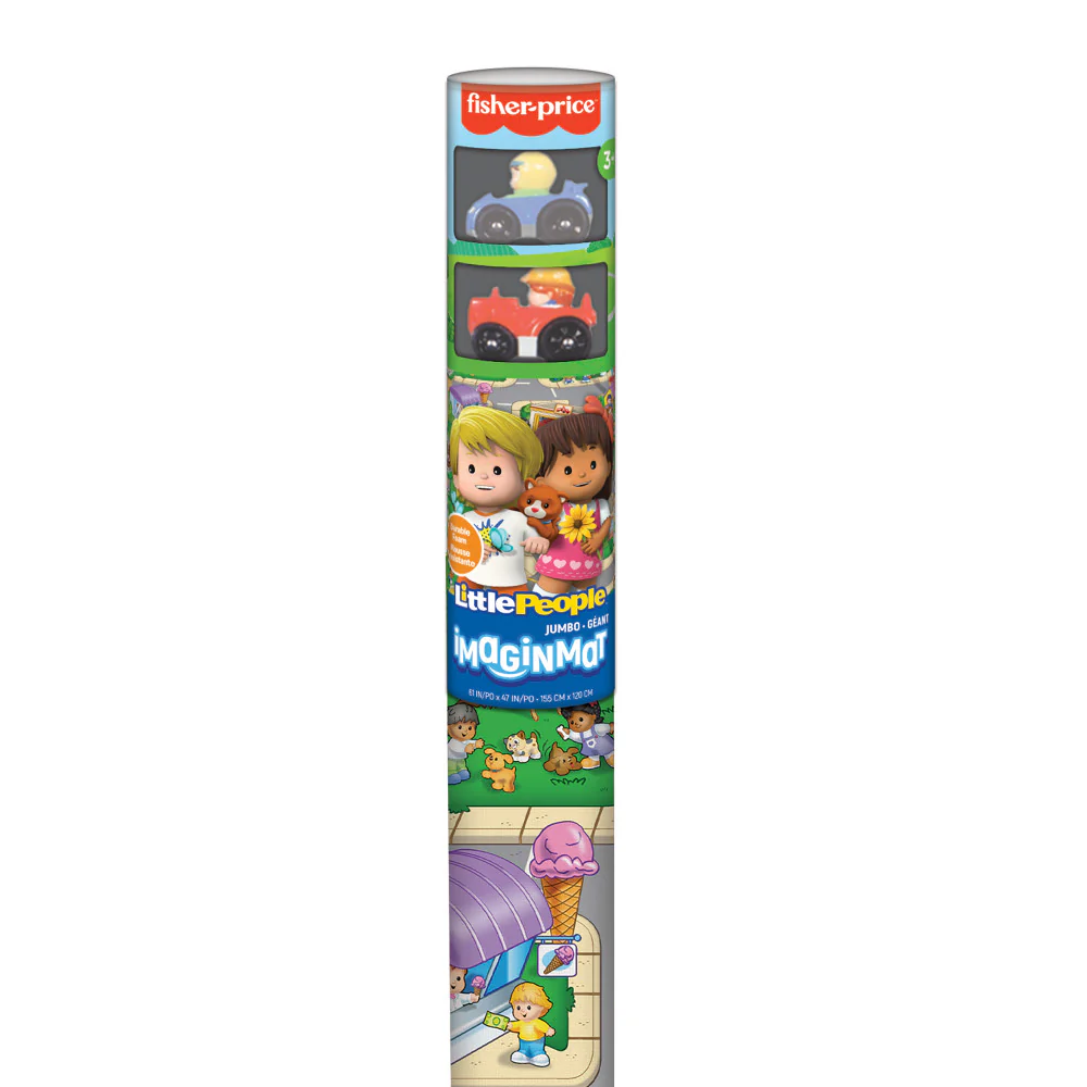 Fisher-Price Imaginmat Jumbo Playmat with Cocomelon Cars, 47 x 61 inches - Image 4