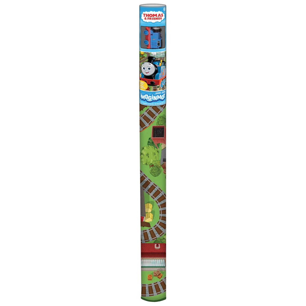 Thomas & Friends Imaginmat Jumbo Playmat with Toy Car, 47 x 61 inches - Image 2