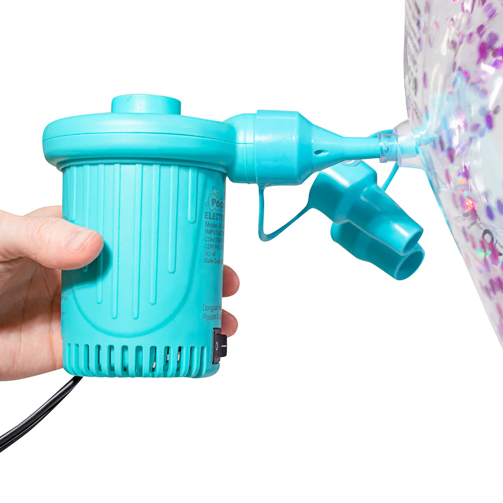 PoolCandy Inflate-Mate Electric Pump - Powerful & Quiet, Blue - Image 3