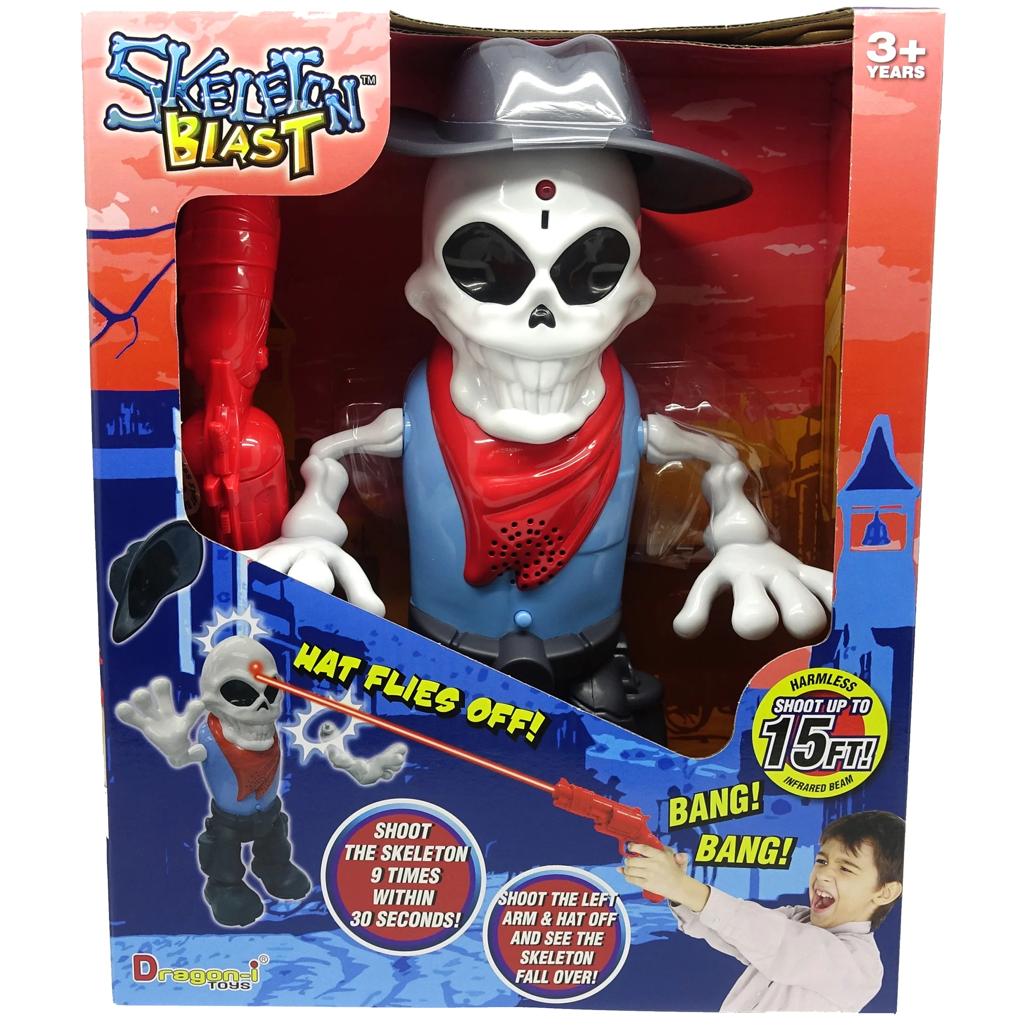 Dragon-i Skeleton Blast Infra-Red Shooting Game With Walking Target