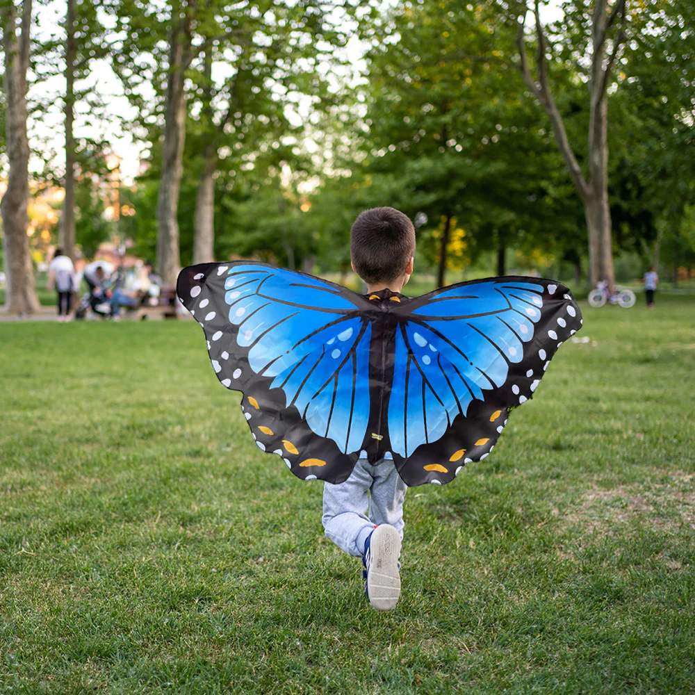 Insect Lore Morpho Butterfly Dress-Up Wings – Blue - Image 2