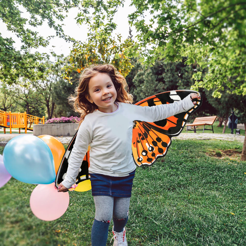 Insect Lore Morpho Butterfly Dress-Up Wings – Blue - Image 5