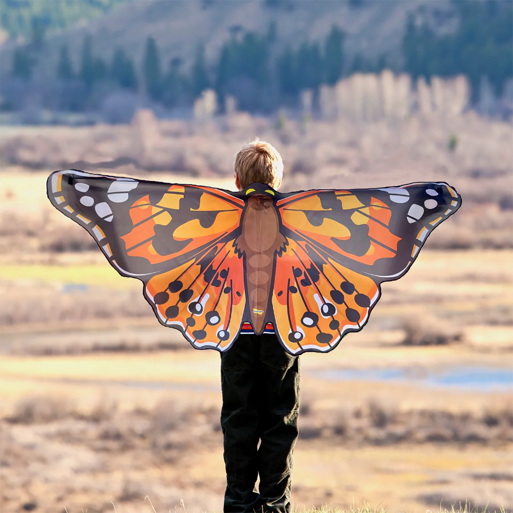 Insect Lore Vibrant Painted Lady Butterfly Wings for Kids, 3-Pack - Image 5