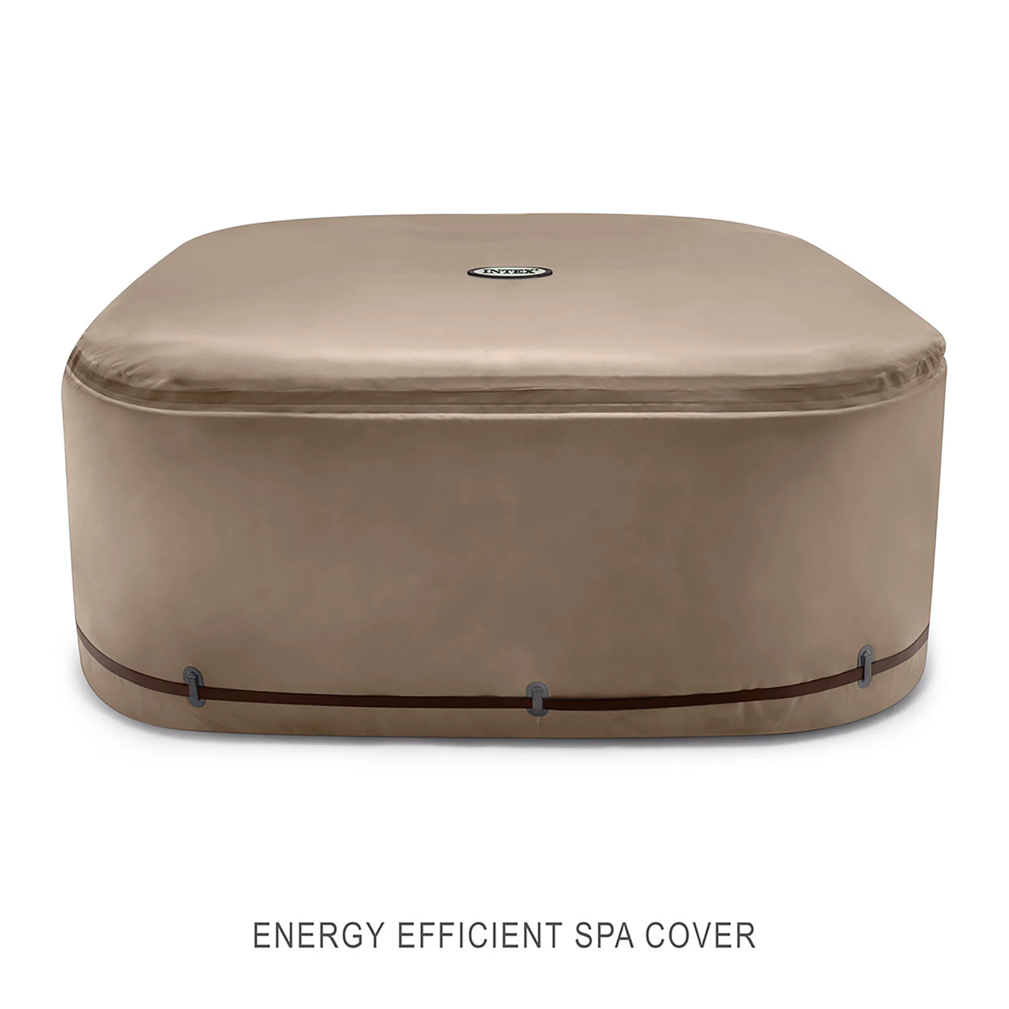 Intex PureSpa Chevron Deluxe 4-Person 69" Square Inflatable Hot Tub with Jets - Image 4