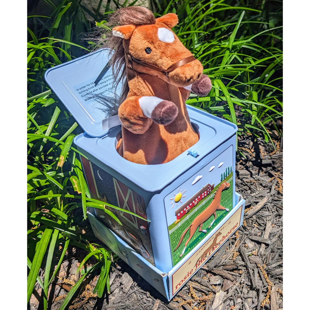 Jack Rabbit Creations Rosie The Racehorse - Classic Musical Jack In The Box - Image 5