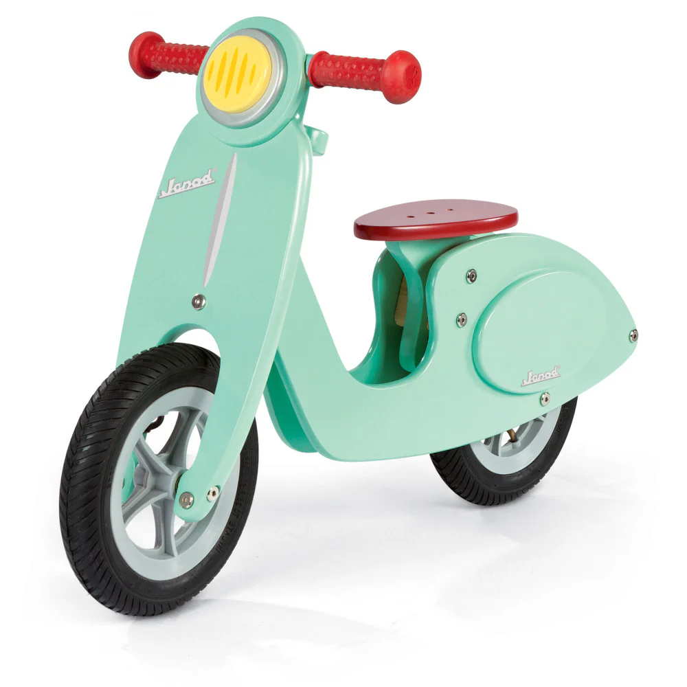 Janod Mint Scooter - Adjustable Wooden Balance Bike - Image 7