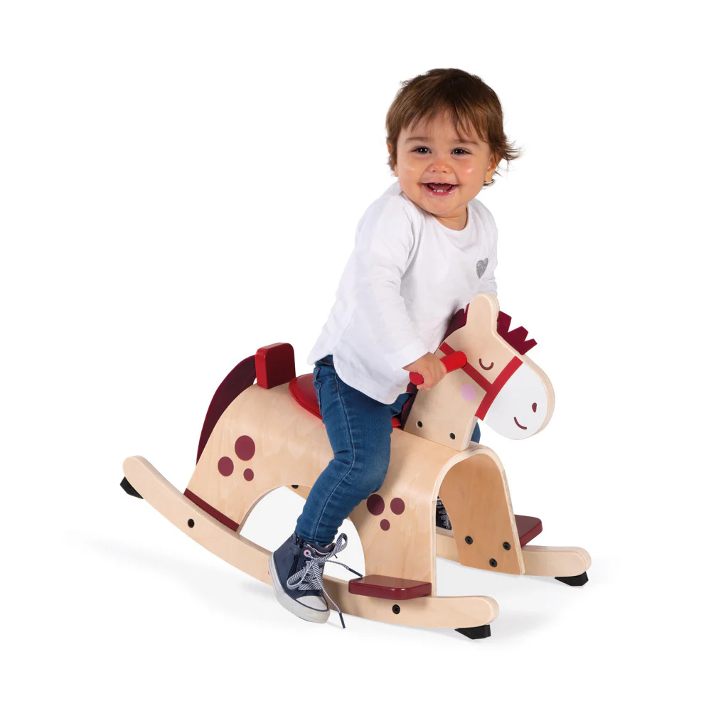 Janod Rocking Pony - Classic Toddler Rocker - Image 3