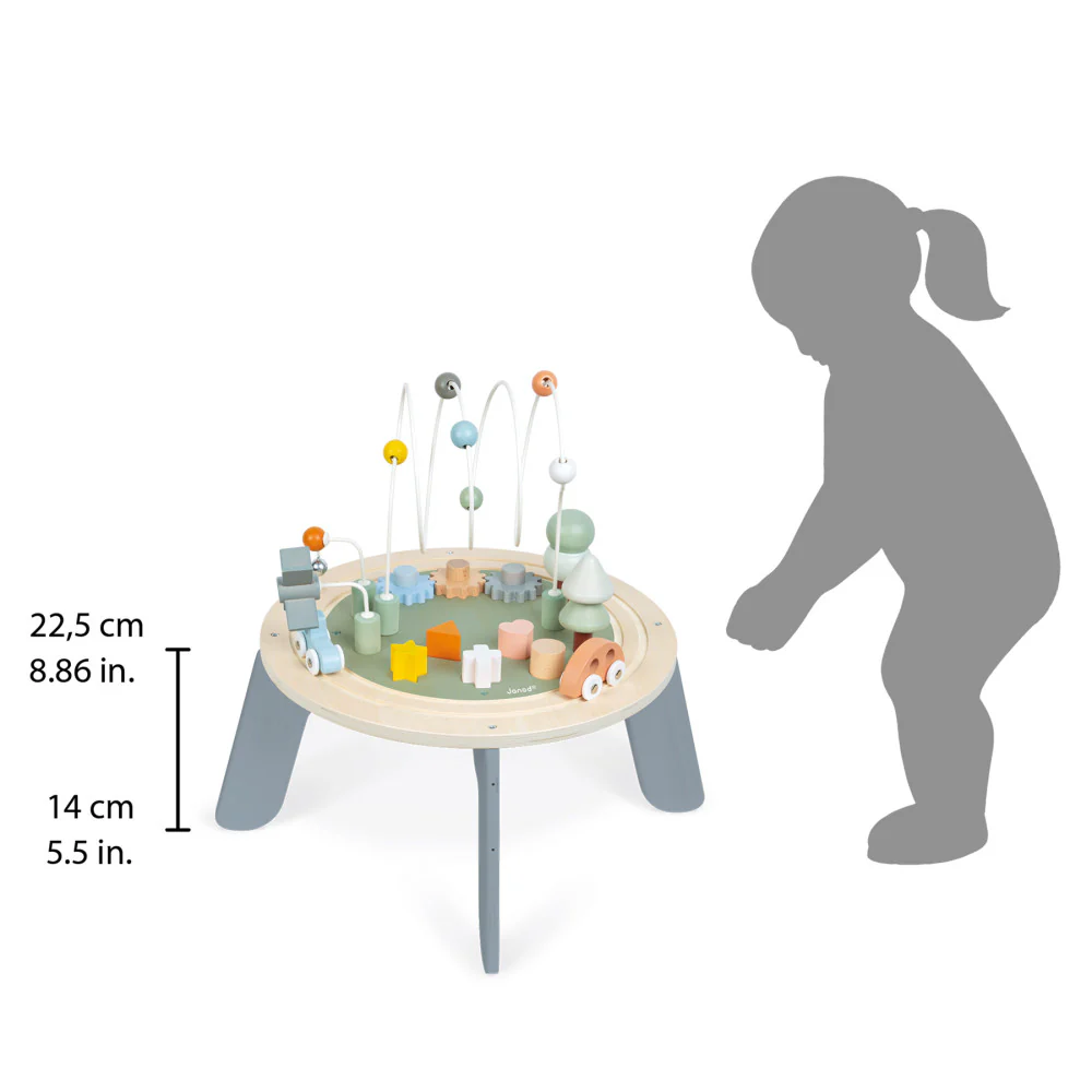 Janod Sweet Cocoon Activity Table - Interactive Learning Station - Image 3