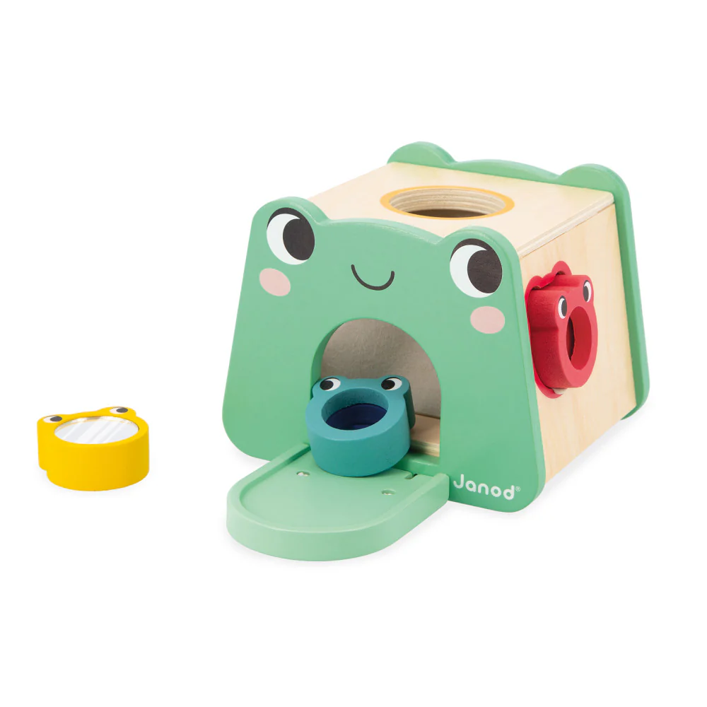 Janod Sensory Exploration Toy Box - 4 Toys for 12 Months & Up - Image 5