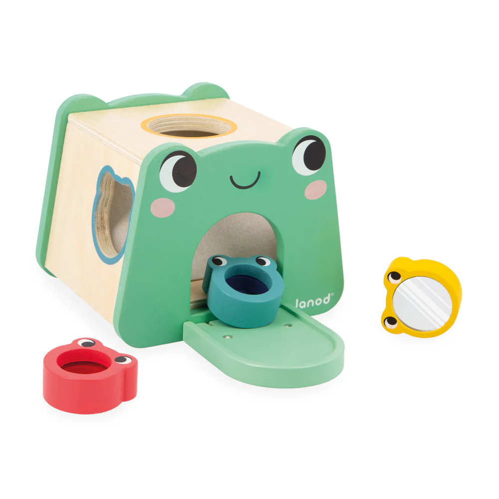 Janod Sensory Exploration Toy Box - 4 Toys for 12 Months & Up - Image 7