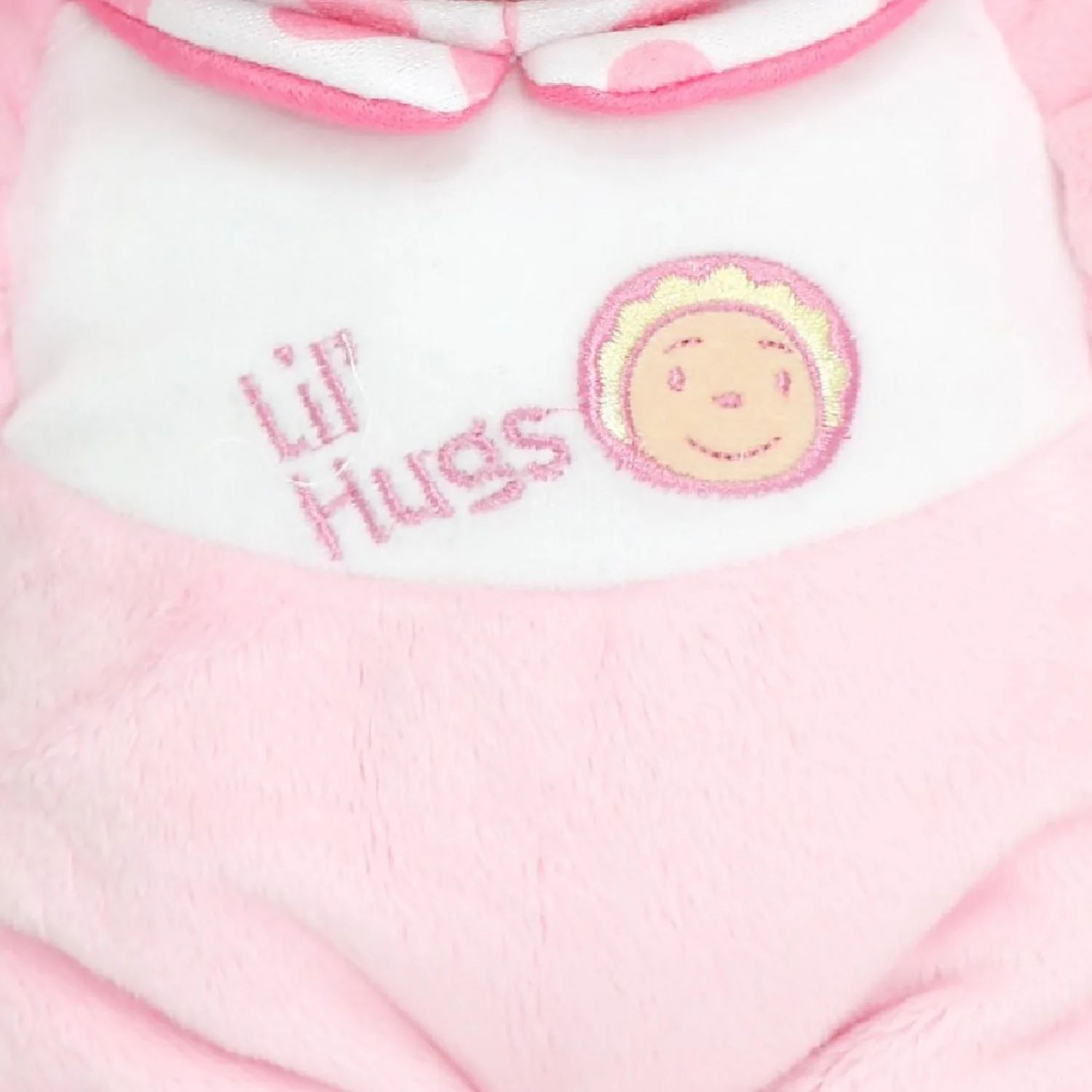 JC Toys Lil' Hugs - First Soft Doll with Vinyl Face and Rattle, 12" Caucasian - Image 3