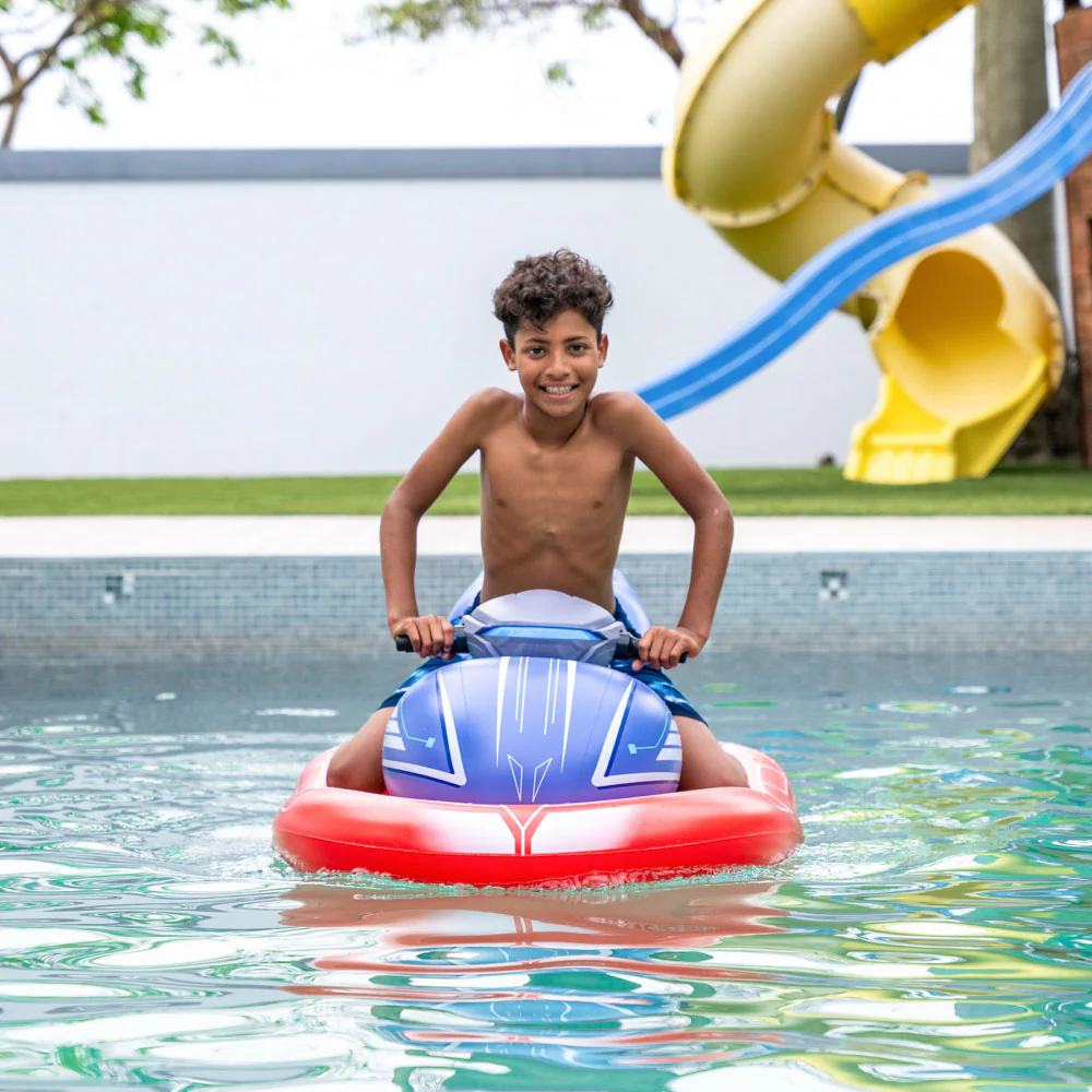 PoolCandy Jet Runner 2.0 Motorized Inflatable Watercraft - Colorful Design - Image 3