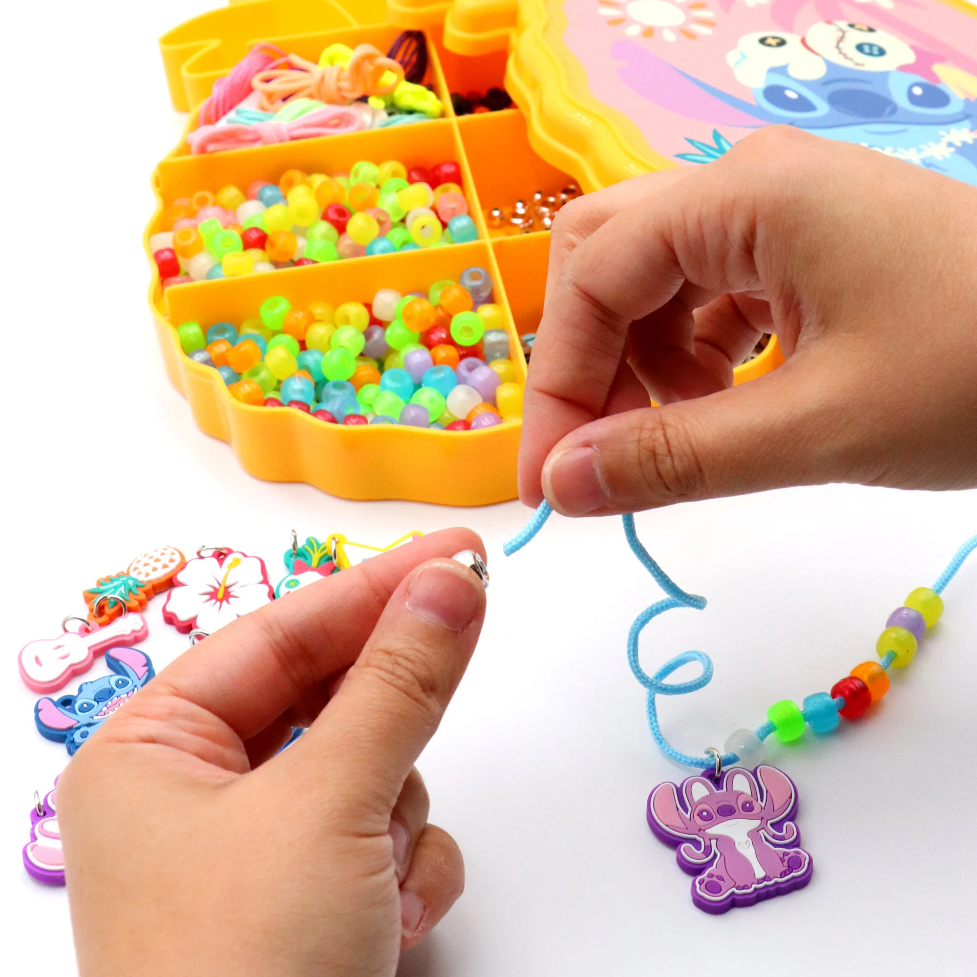 Disney Stitch Glow-In-The-Dark Jewelry Activity Set - 1,000+ Pieces - Image 5
