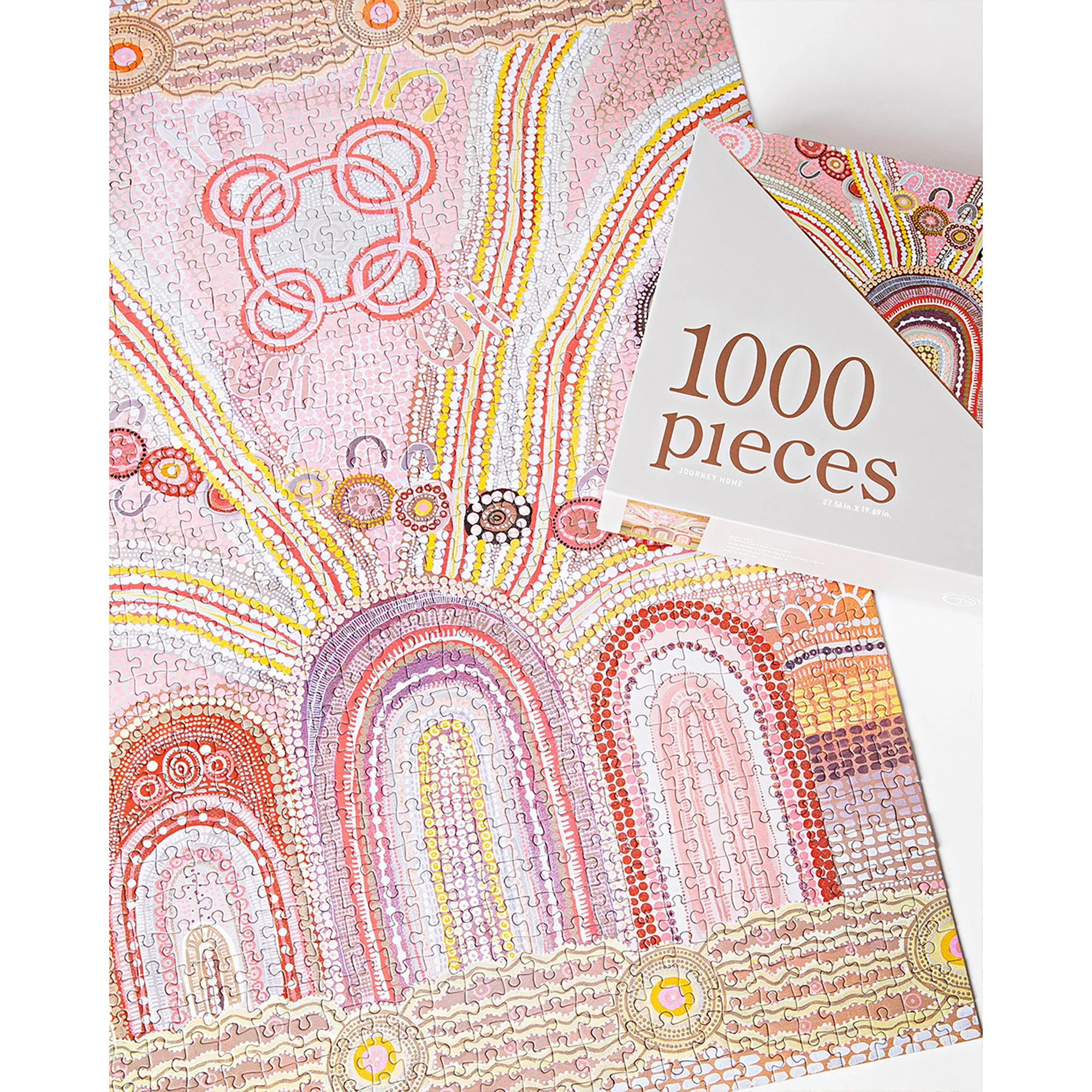 Journey Of Something Journey Home 1000-Piece Jigsaw Puzzle - Indigenous Australian Art - Image 3