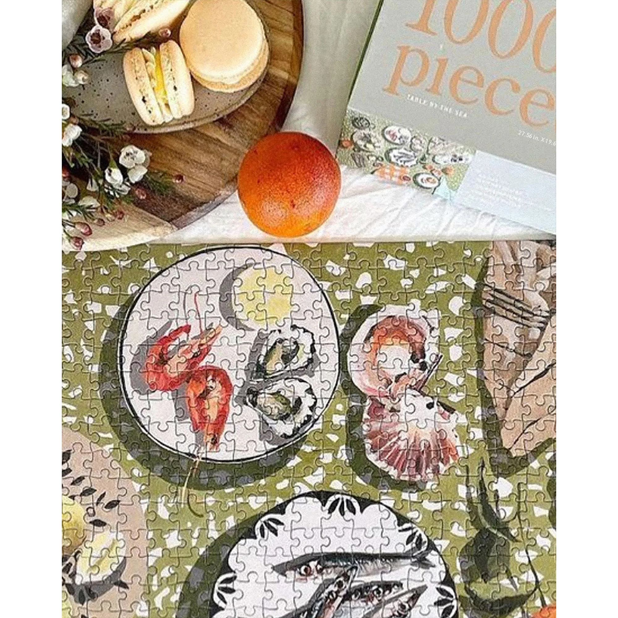 Journey Of Something Table By The Sea 1000-Piece Jigsaw Puzzle - Image 3