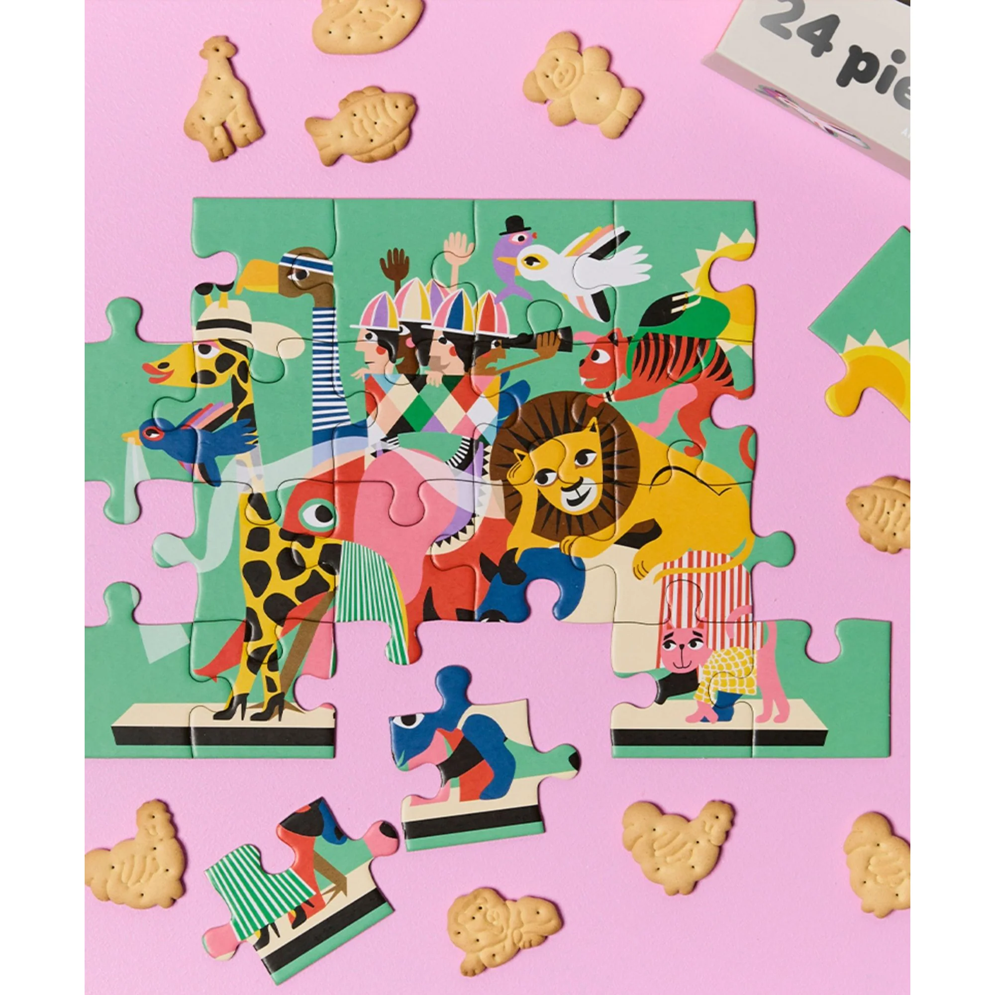 Journey Of Something Animal Carnival 24-Piece Jigsaw Puzzle - Image 5