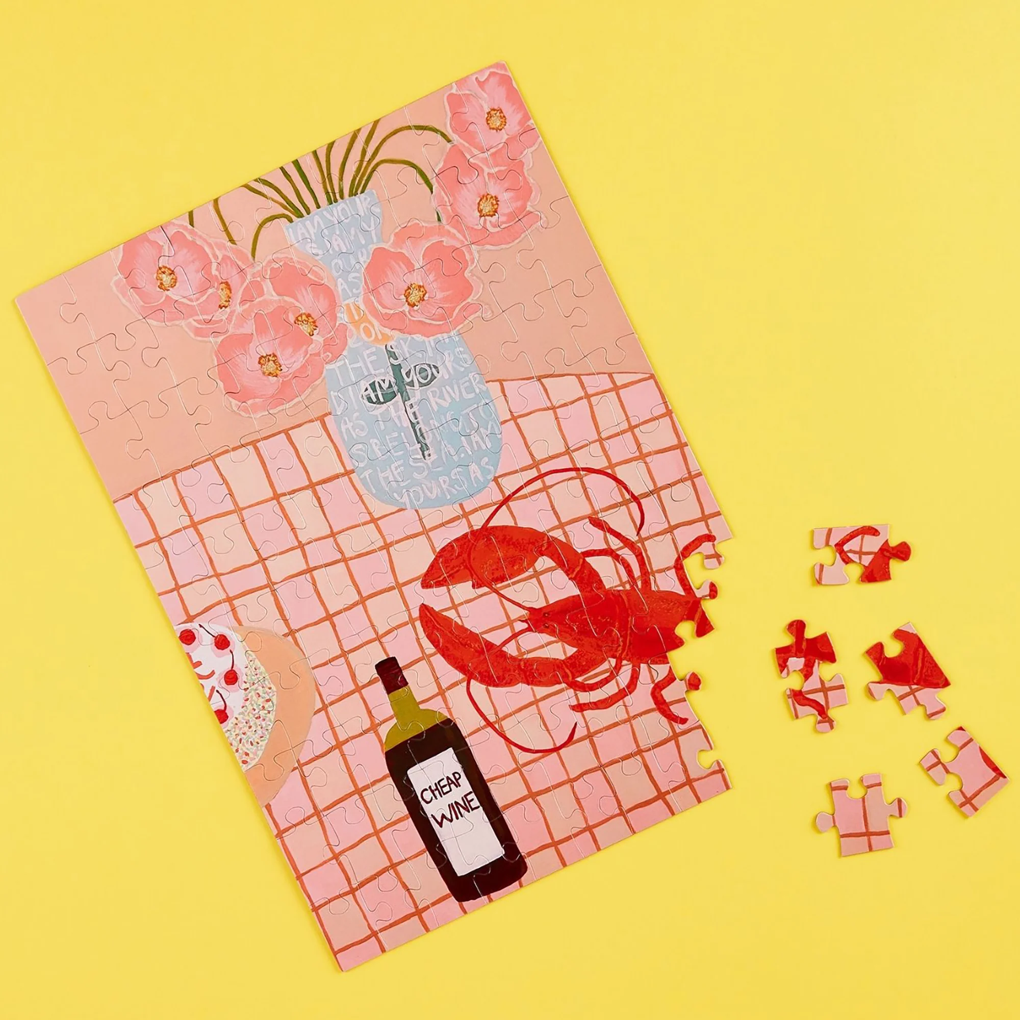 Journey Of Something Lobster Lunch 100-Piece Magnetic Puzzle - Image 2