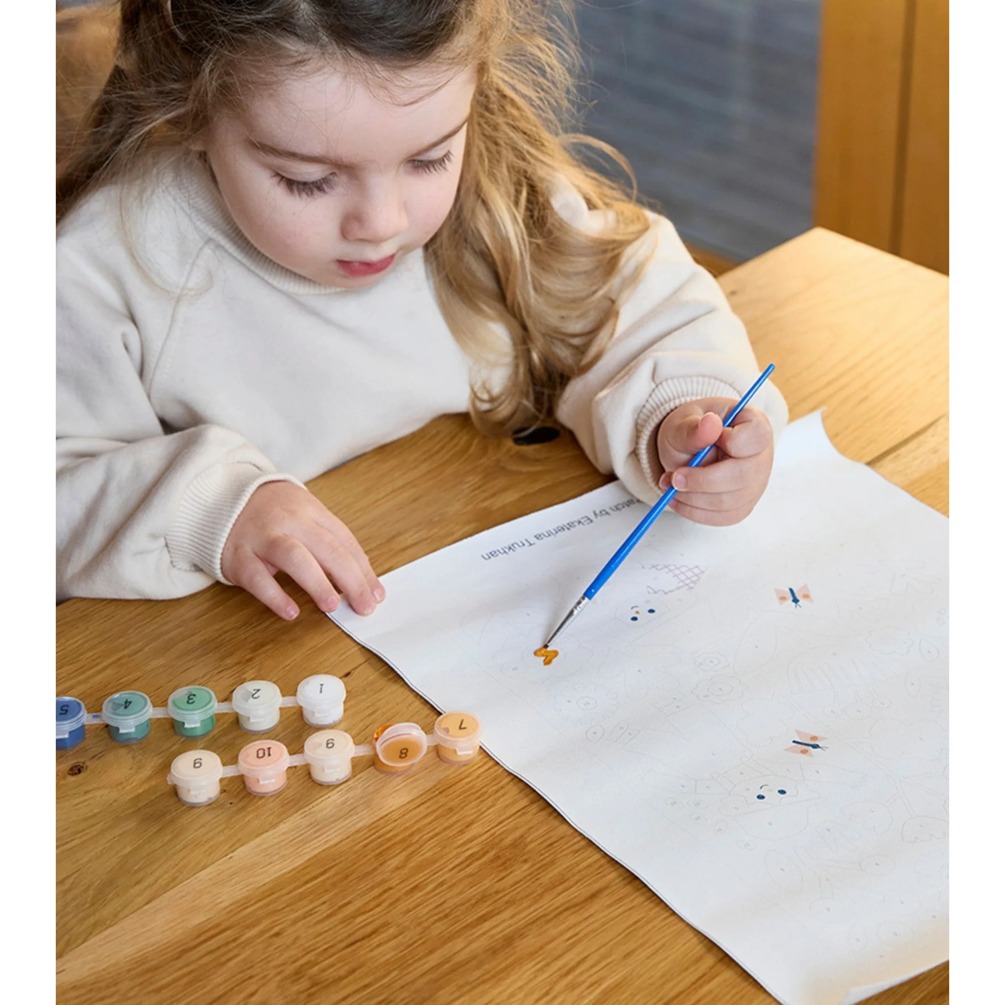 Journey Of Something Flower Patch Paint By Numbers Kit With 18 Paint Pots - Image 4