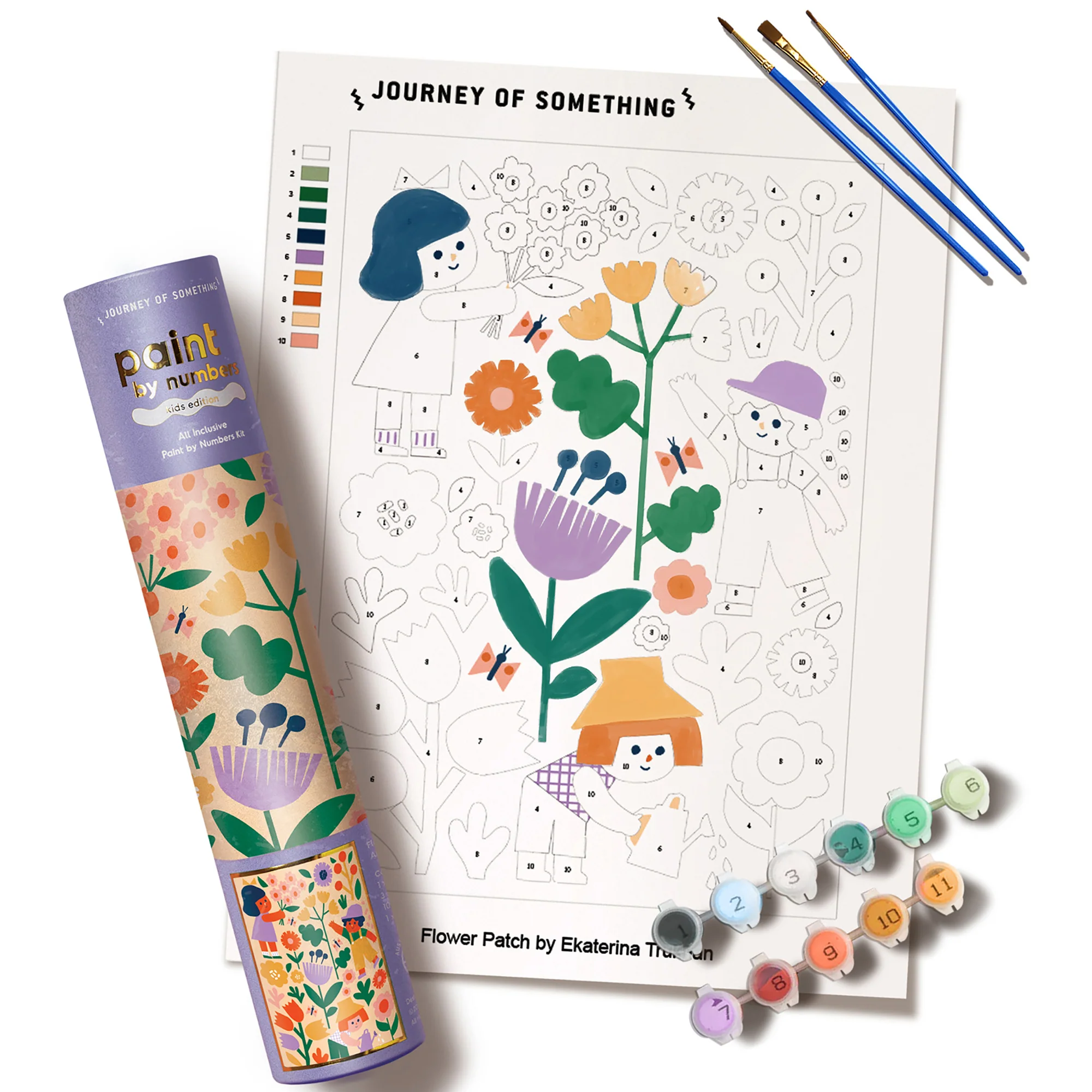 Journey Of Something In Bloom Paint By Numbers Kit With Canvas