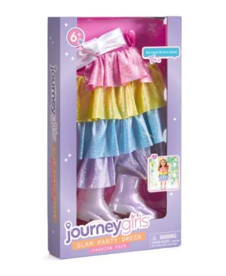 Journey Girls Glam Party Dress Fashion Pack for 18" Dolls - Image 5