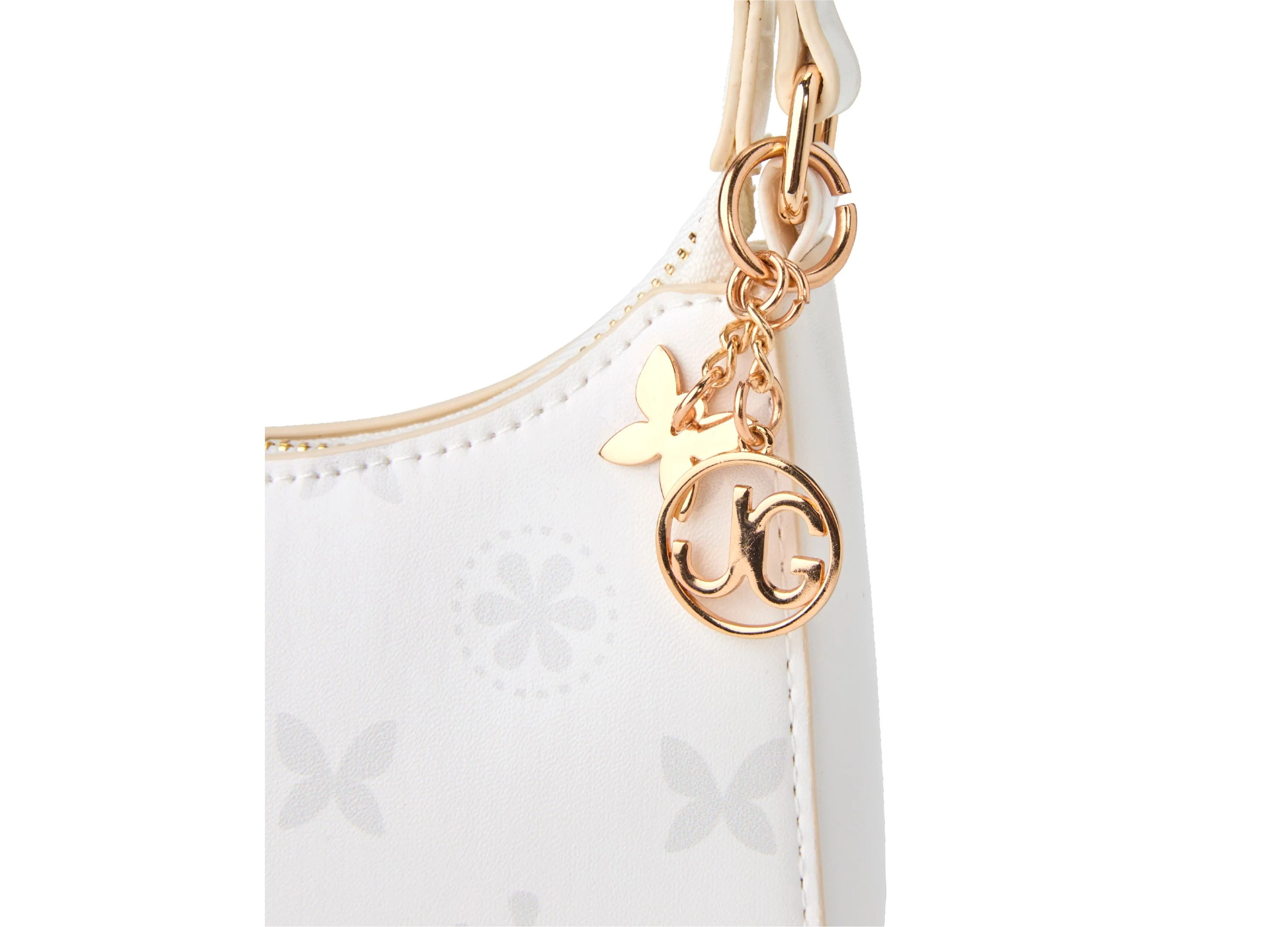 Journey Girls Vibrant Monogram Fashion Purse with Gold Charms - Image 2