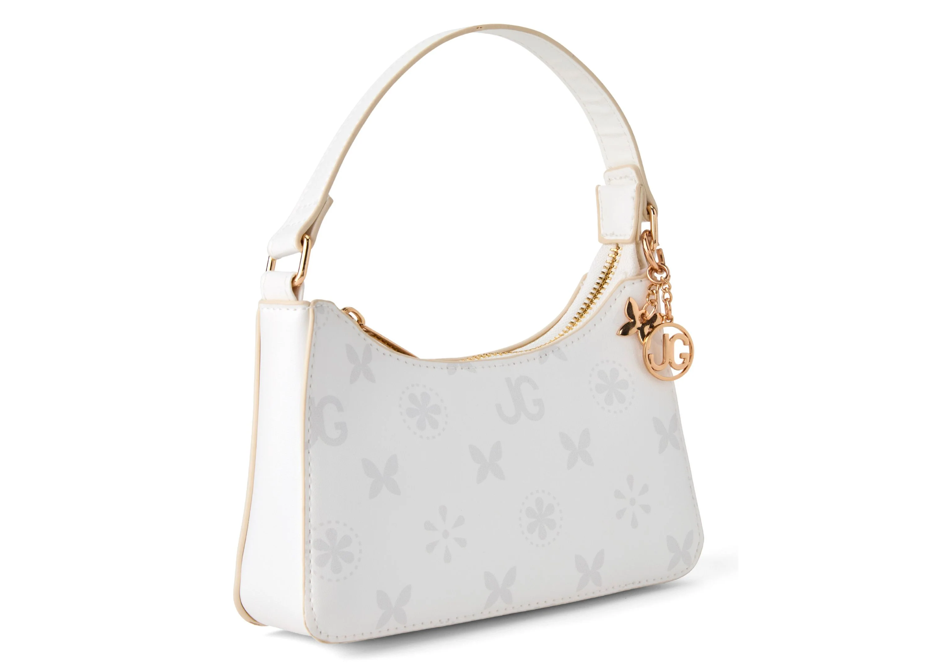 Journey Girls Vibrant Monogram Fashion Purse with Gold Charms - Image 4