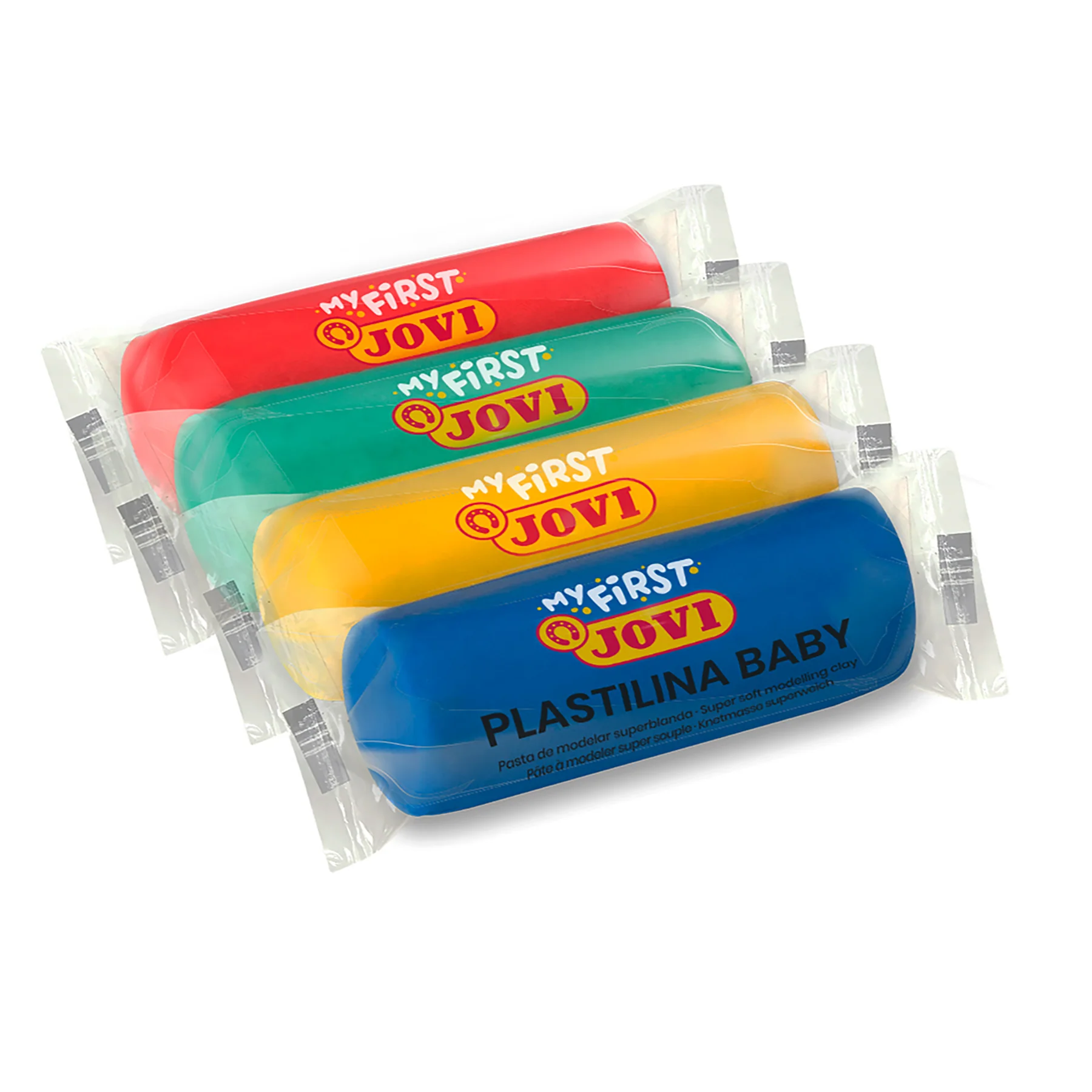 JOVI Baby School Multi-Color Plastilina Modeling Clay Set - 60 Bars - Image 2