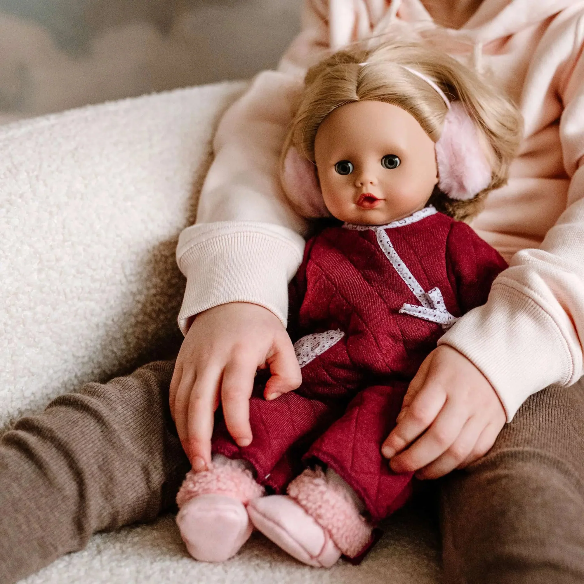 Jubilee Muffin 13-Inch Soft Doll With Quilted Outfit And Accessories - Image 3