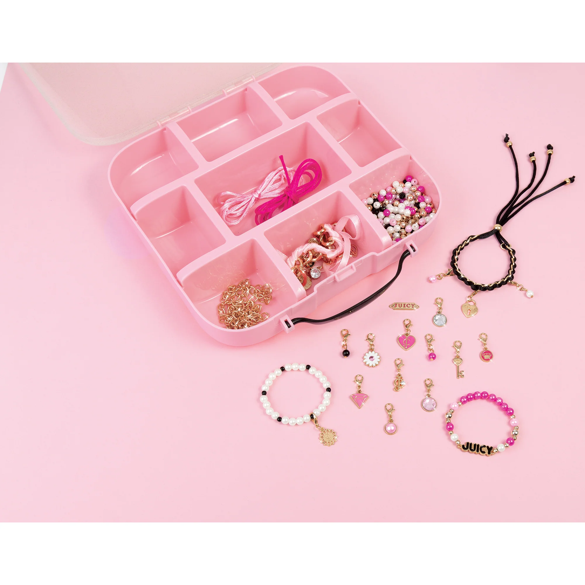 Juicy Couture Glitz N Glam 18-Piece Charm Bracelet Kit - Multicolor - Image 4
