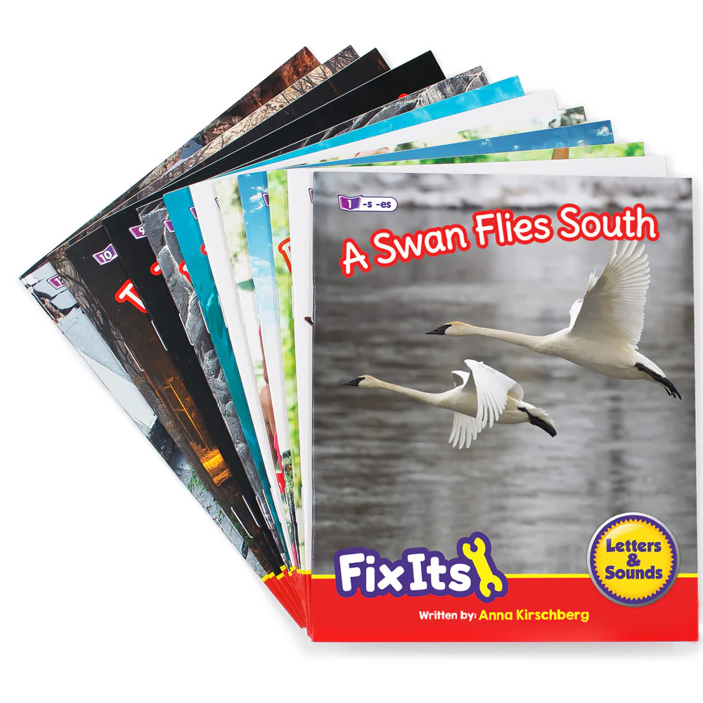 Junior Learning 12-Piece Non-Fiction Readers Set - Suffixes & Prefixes, Phase 6 - Image 2