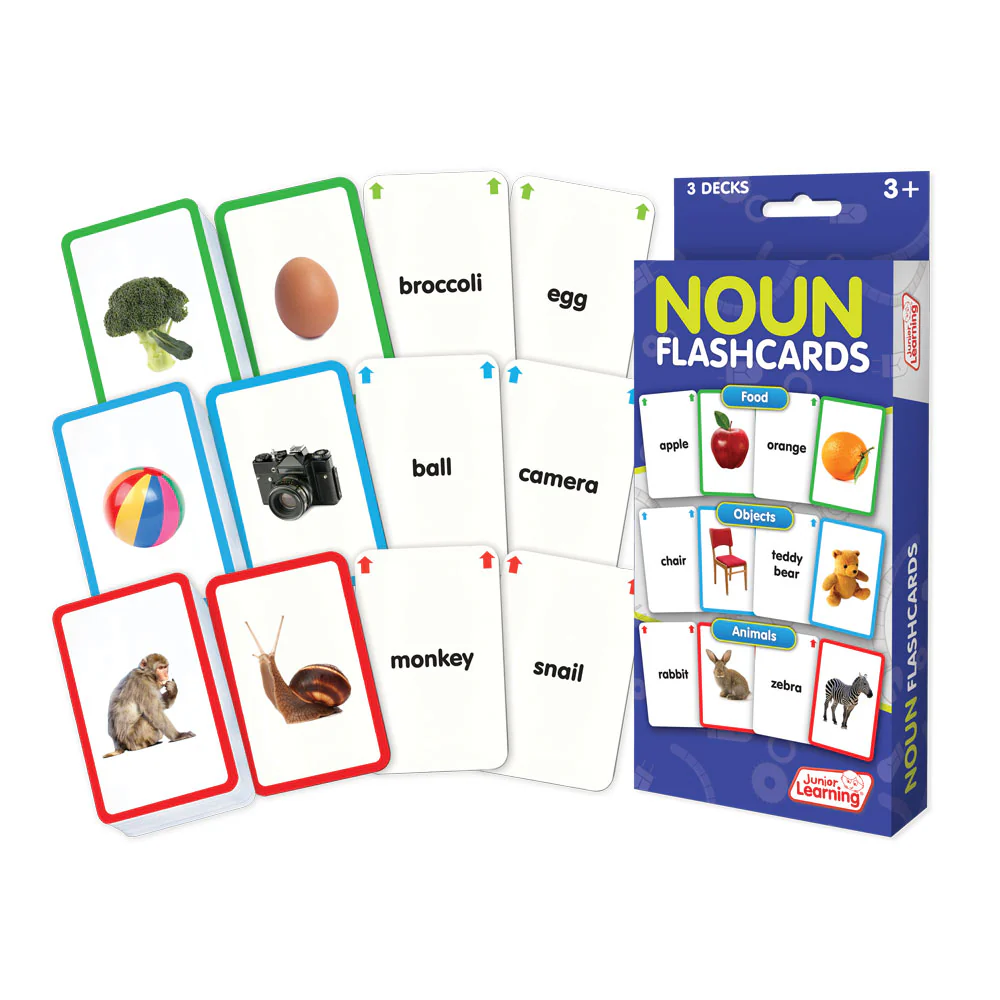 Junior Learning Noun Flashcards - Educational Discovery Set