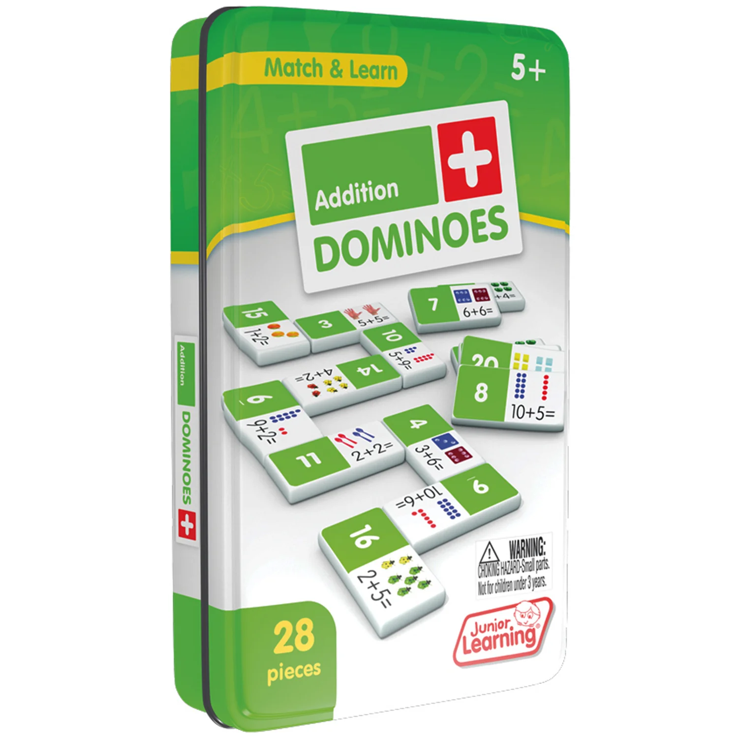 Junior Learning Addition Dominoes - Educational Math Game - Image 2