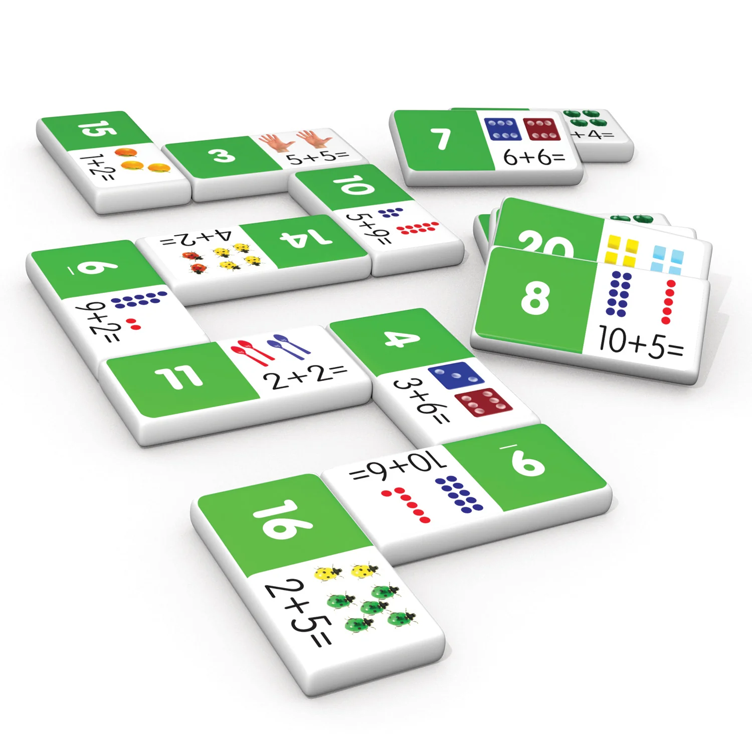 Junior Learning Addition Dominoes - Educational Math Game - Image 3