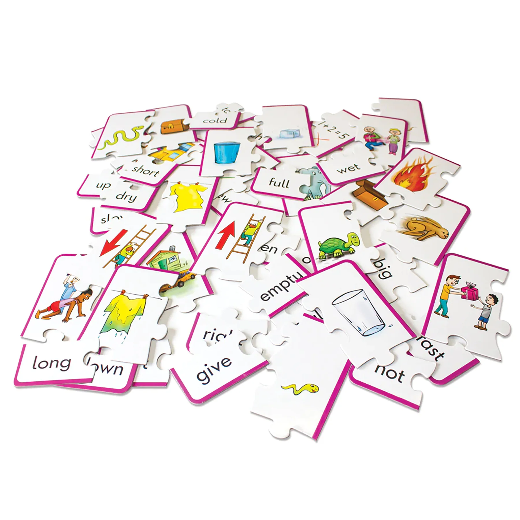 Junior Learning Antonym Puzzles - Multicolored - 3 Sets - Image 4