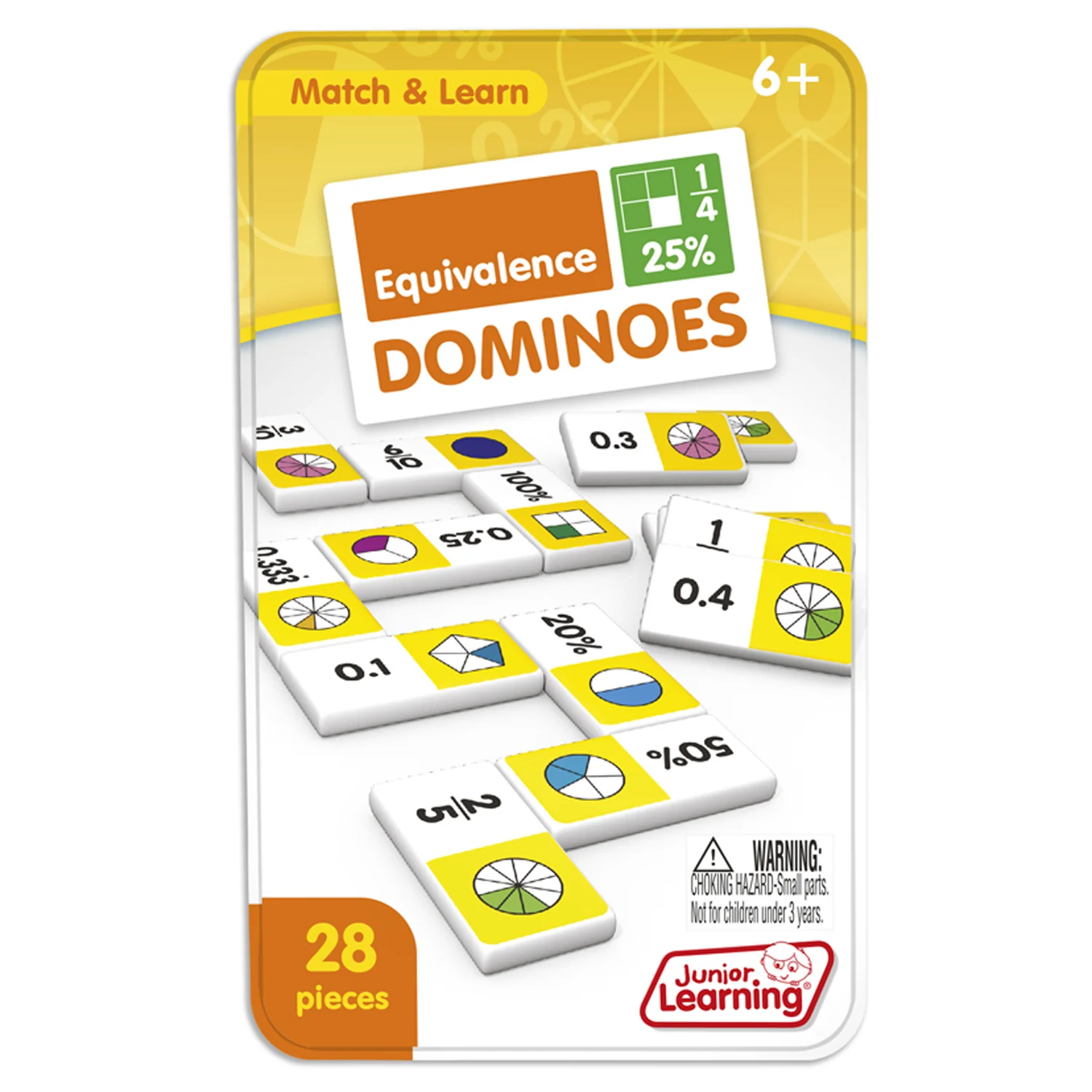 Junior Learning Equivalence Dominoes Game - 2 Pack Learning Set - Image 2