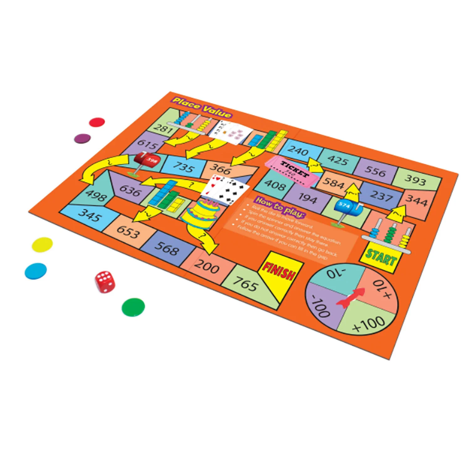 Junior Learning Math Board Games - Addition & Subtraction Adventure Pack of 2 - Image 4