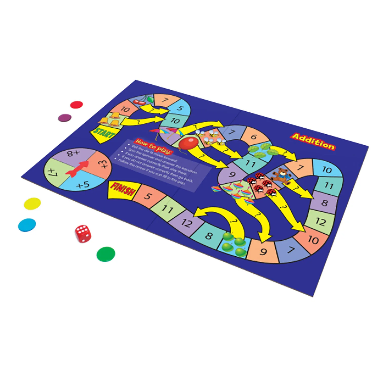 Junior Learning Math Board Games - Addition & Subtraction Adventure Pack of 2 - Image 7