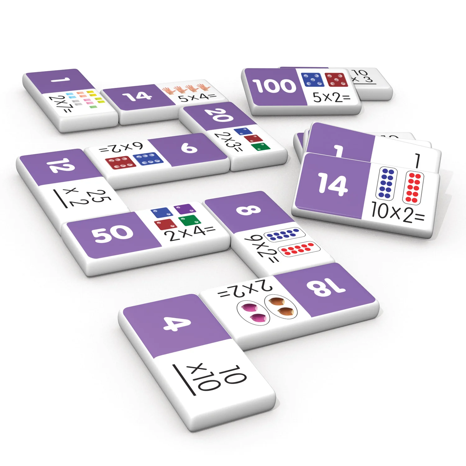 Junior Learning Multiplication Dominoes - Educational Game Set - Image 3