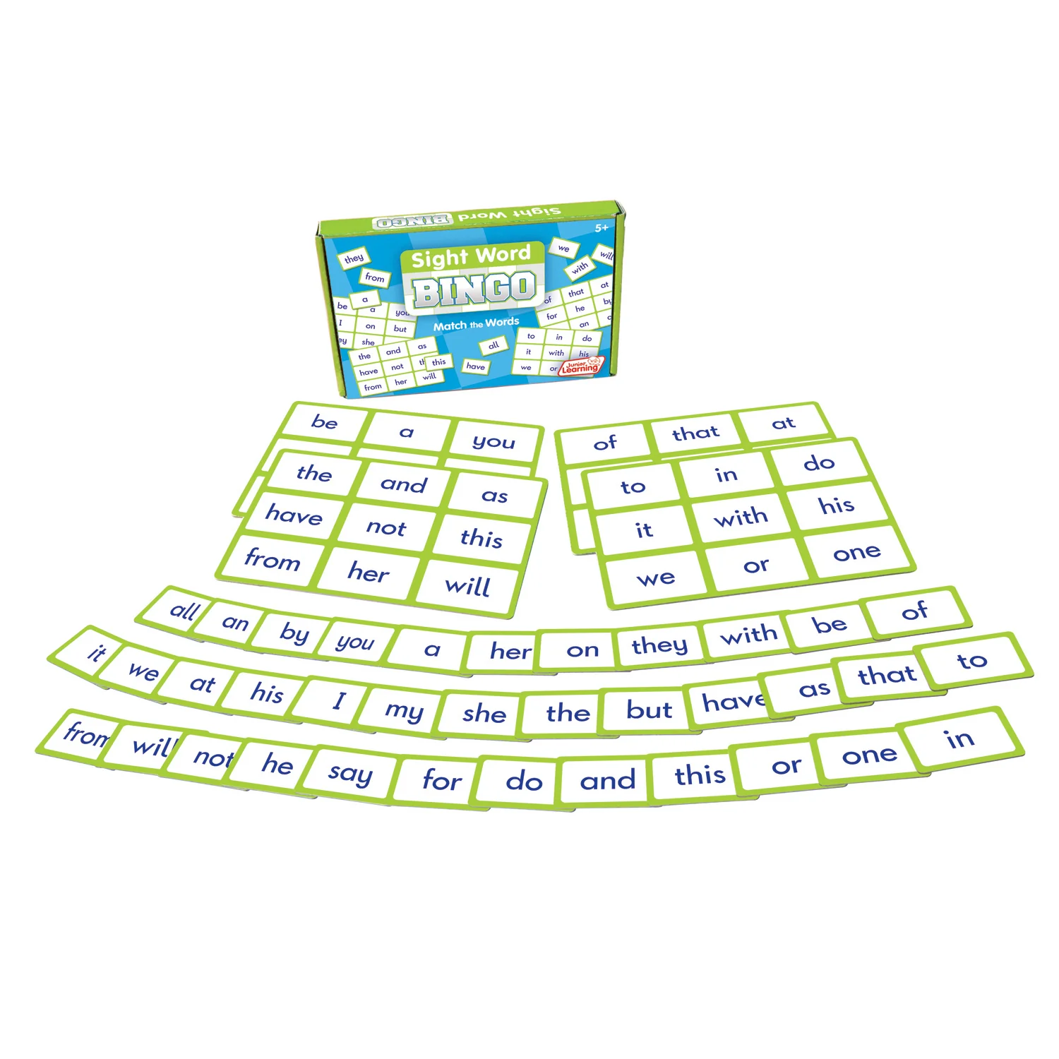 Junior Learning Sight Word Bingo - Dual Pack - Educational Game - Image 3