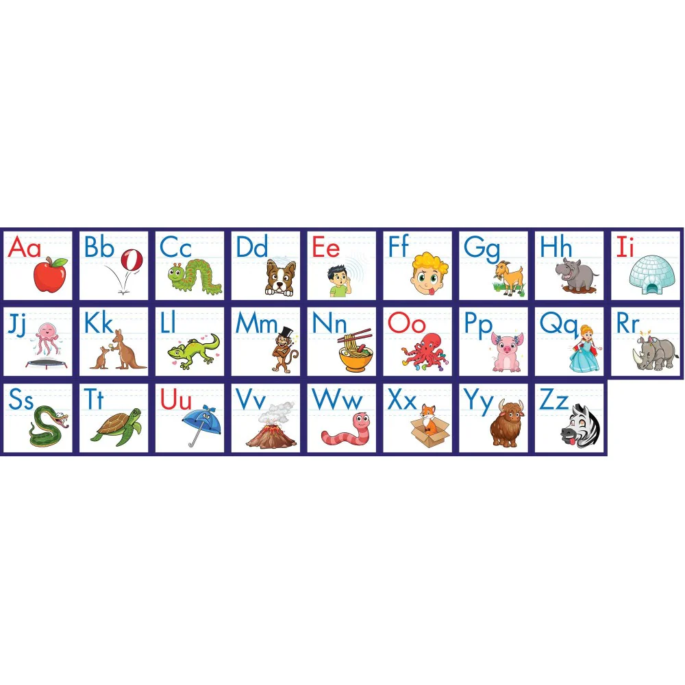 Junior Learning Rainbow Phonics Alphabet Poster - Educational Tool for Kids Ages 4+ - Image 2