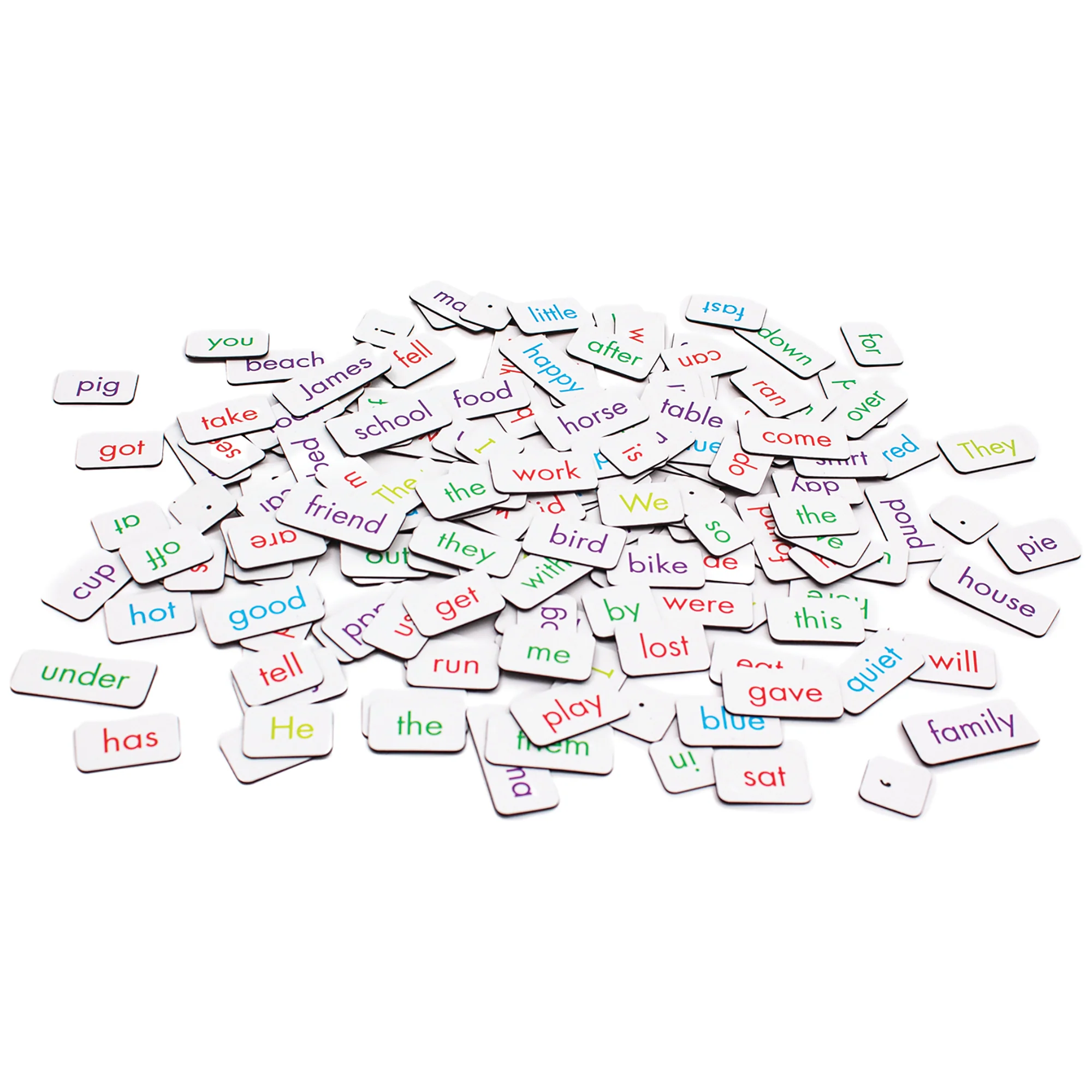 Junior Learning Rainbow Sentences Magnetic Literacy Building Set With 160 Pieces - Image 2