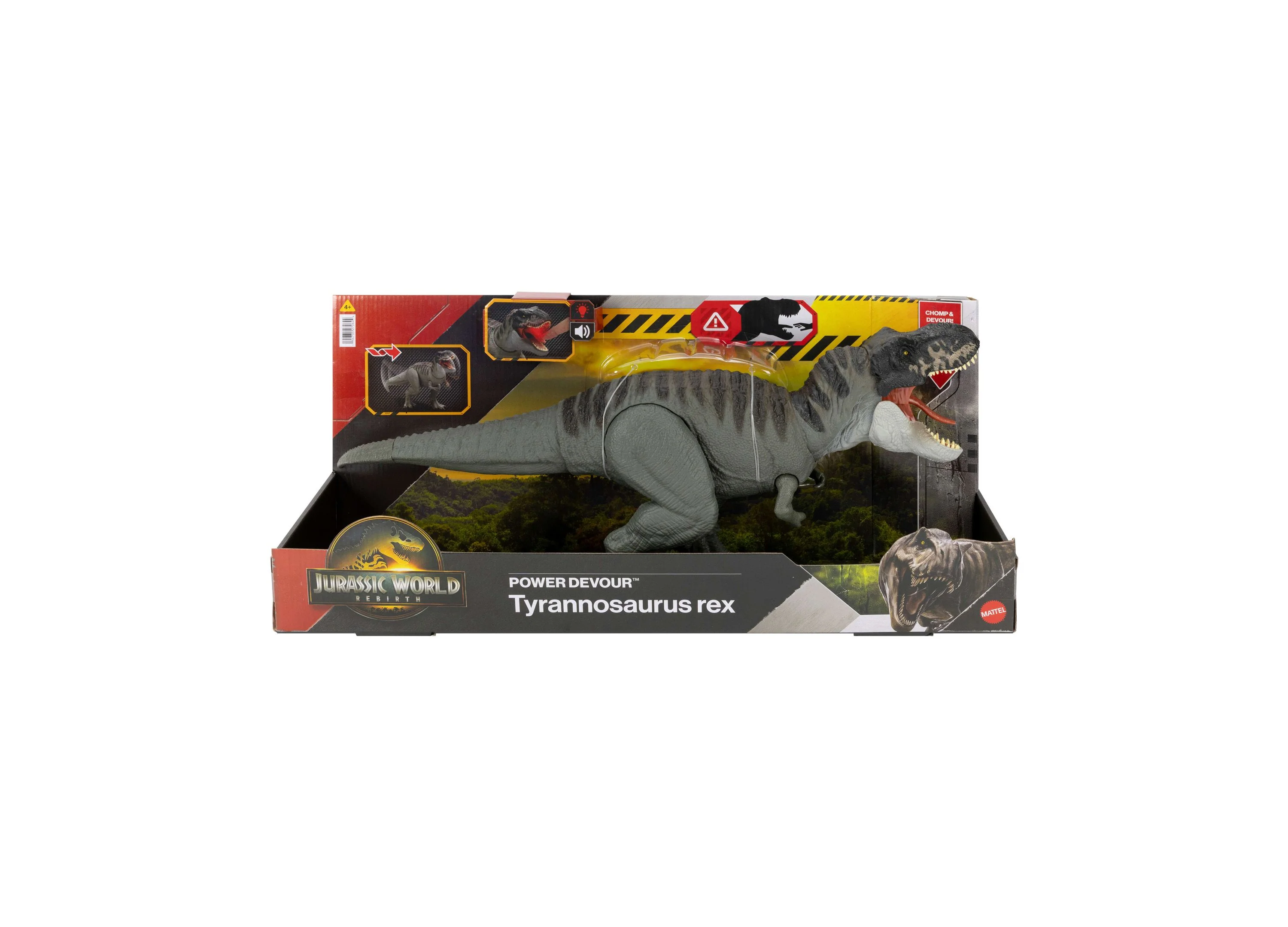 Jurassic World Rebirth Power Devour Tyrannosaurus Rex Dinosaur Figure - Image 3