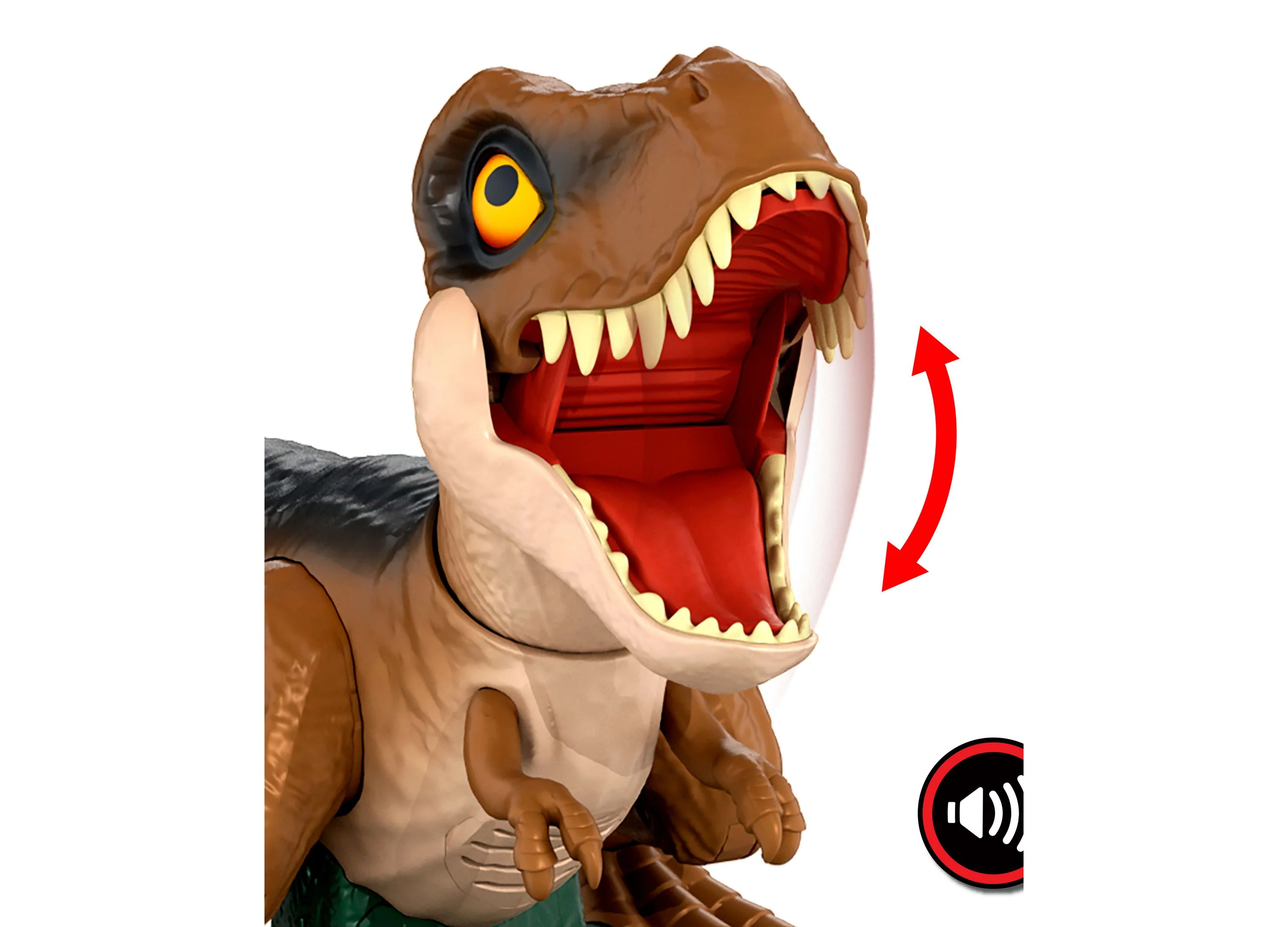 Jurassic World Radio Control Roarin' Frenzy T-Rex - 16 Inches - Image 4